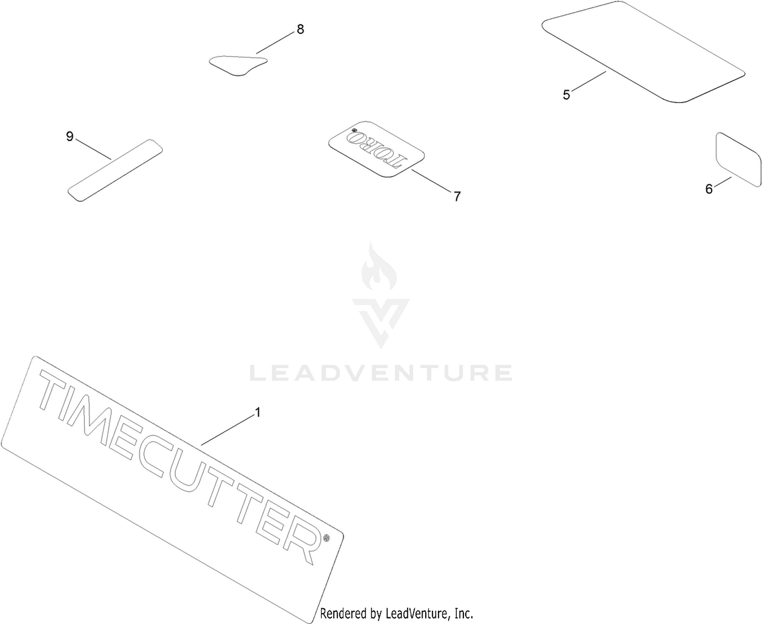 Model Specific Decal Assembly