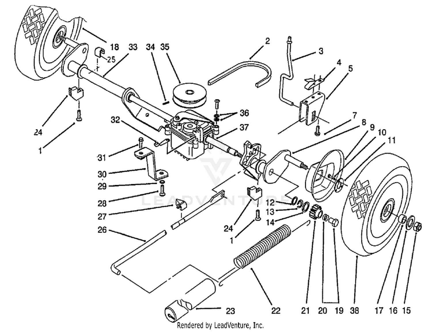 Rear Axle Assembly