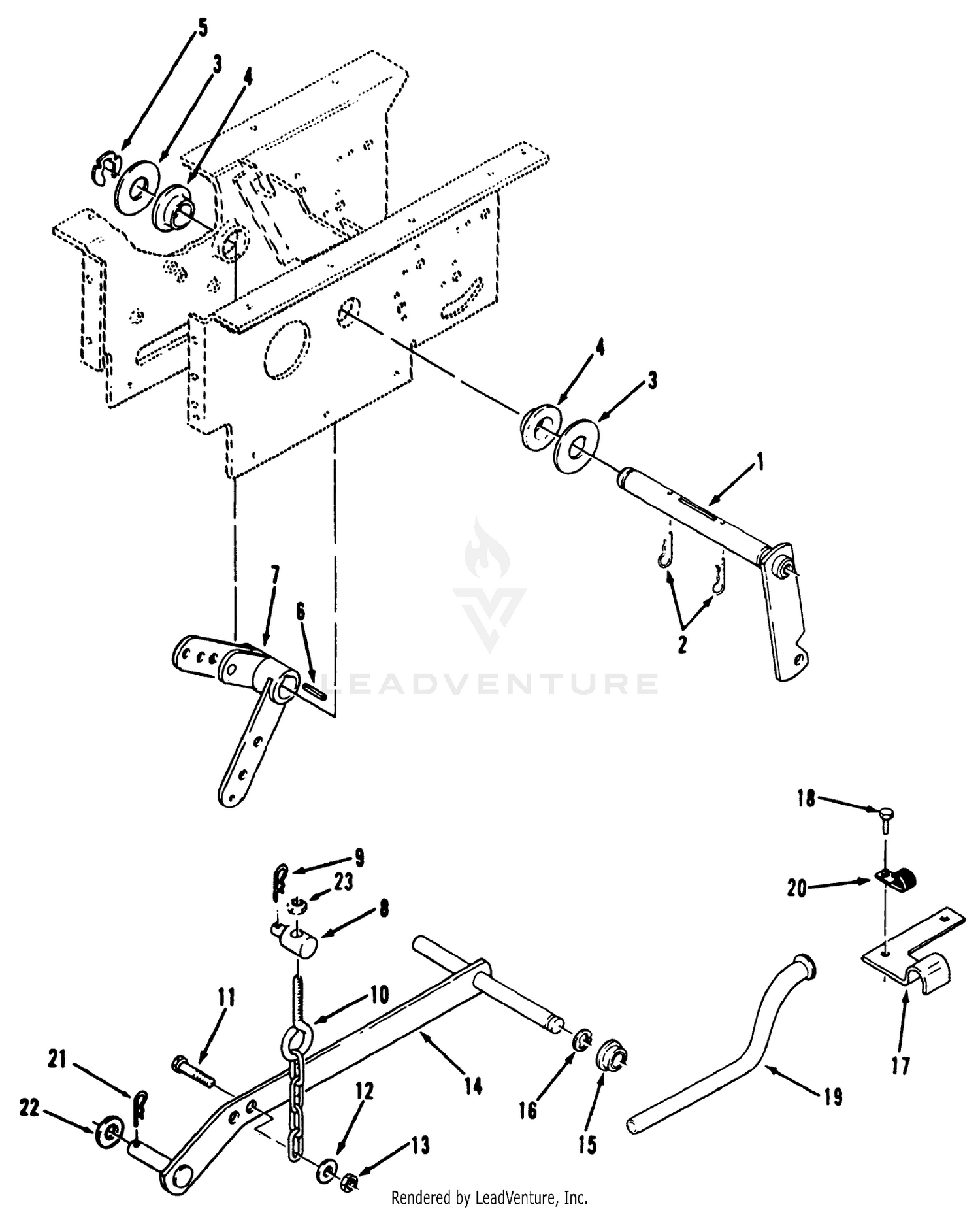 Hydrostatic Lift Linkage 312-H  416-H