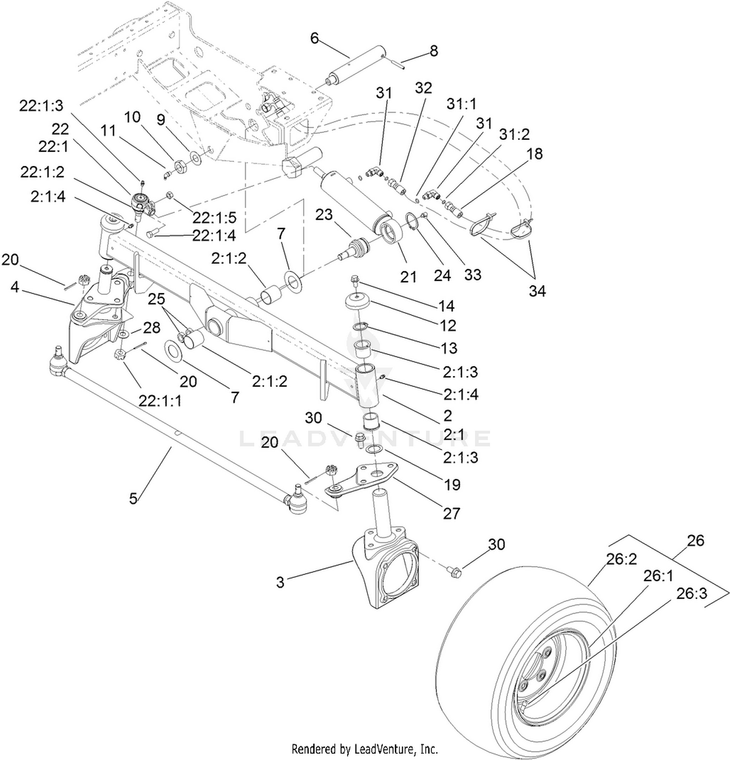 Rear Axle Assembly