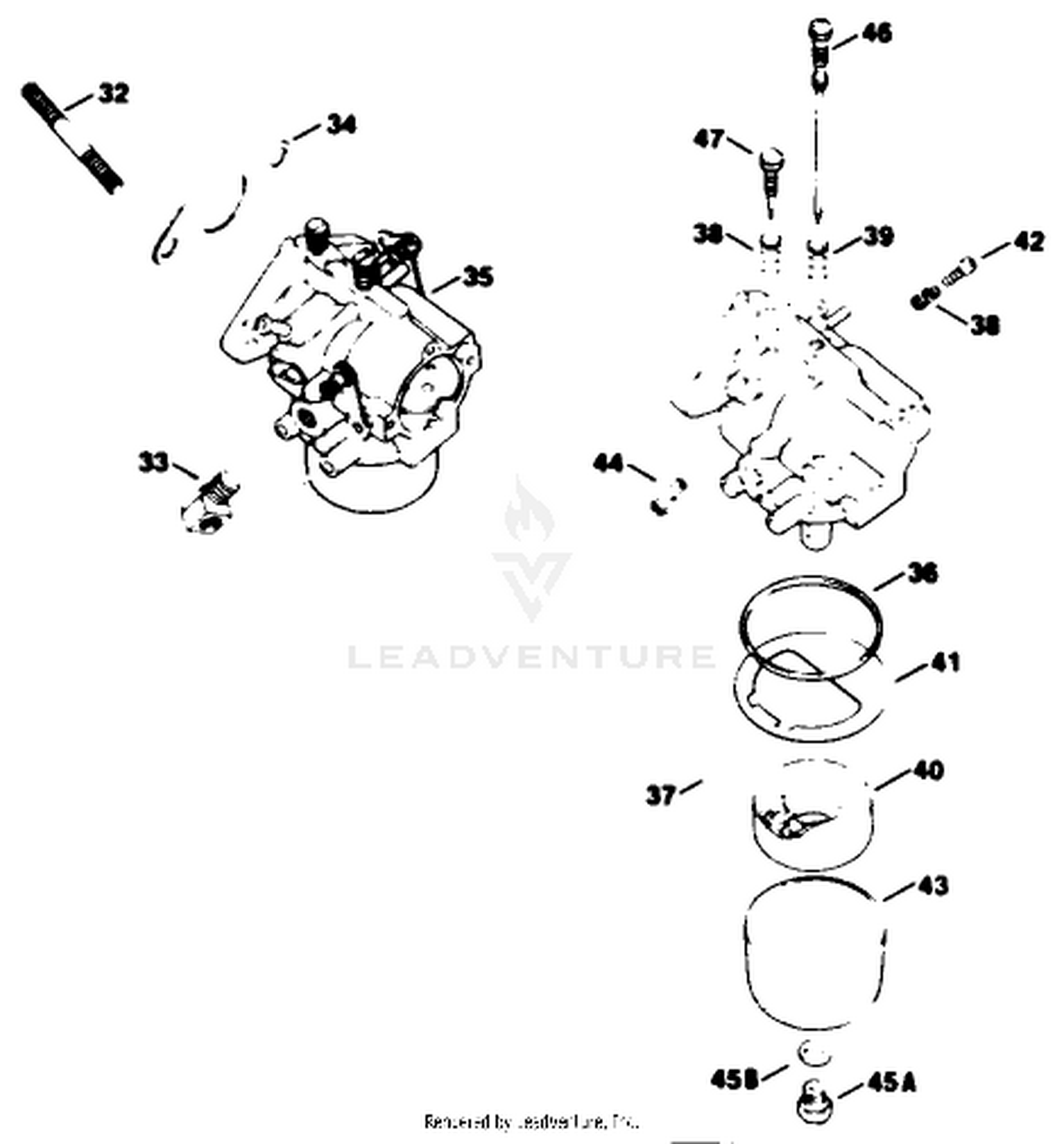 Engine Model No. K582qs Type No. Ps-36315 Carburetor-Group 5
