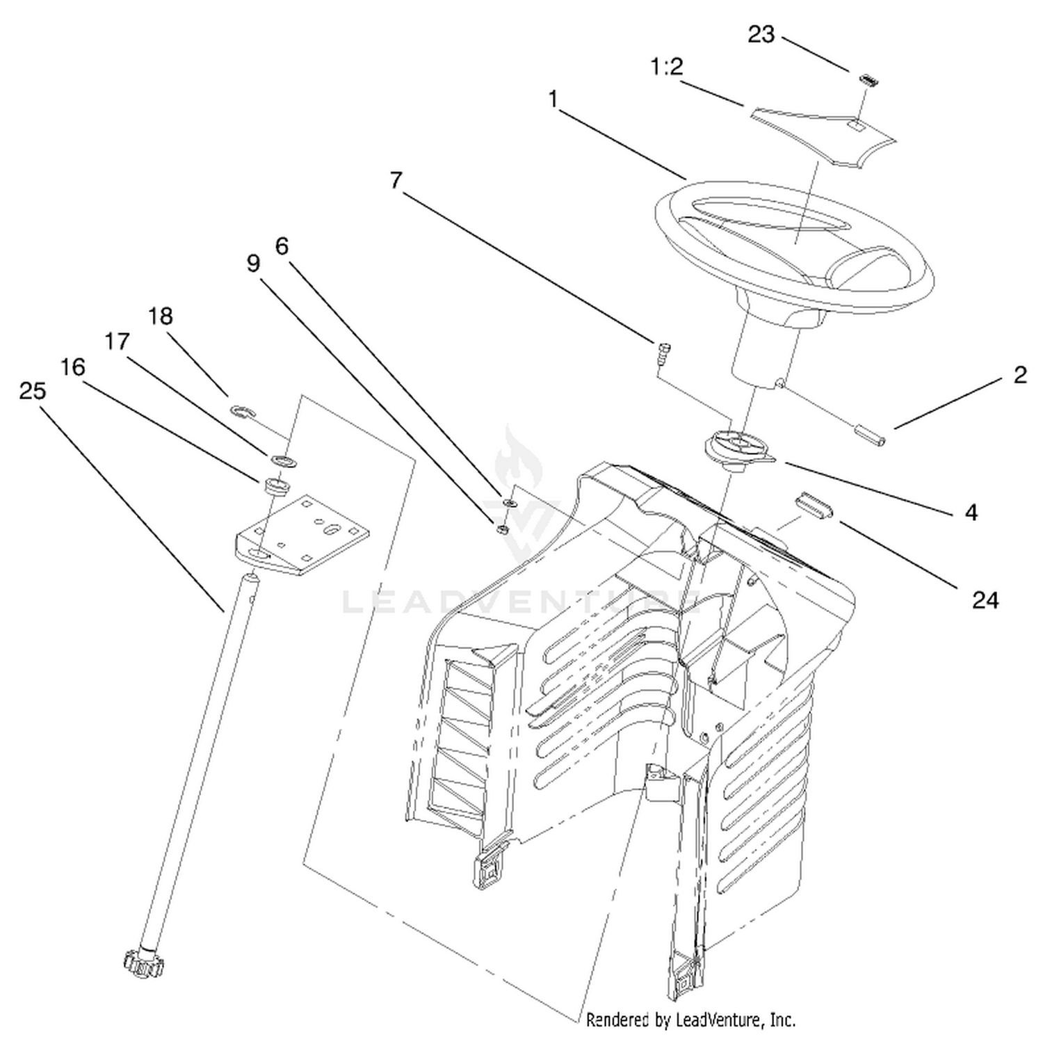Fixed Steering Assembly
