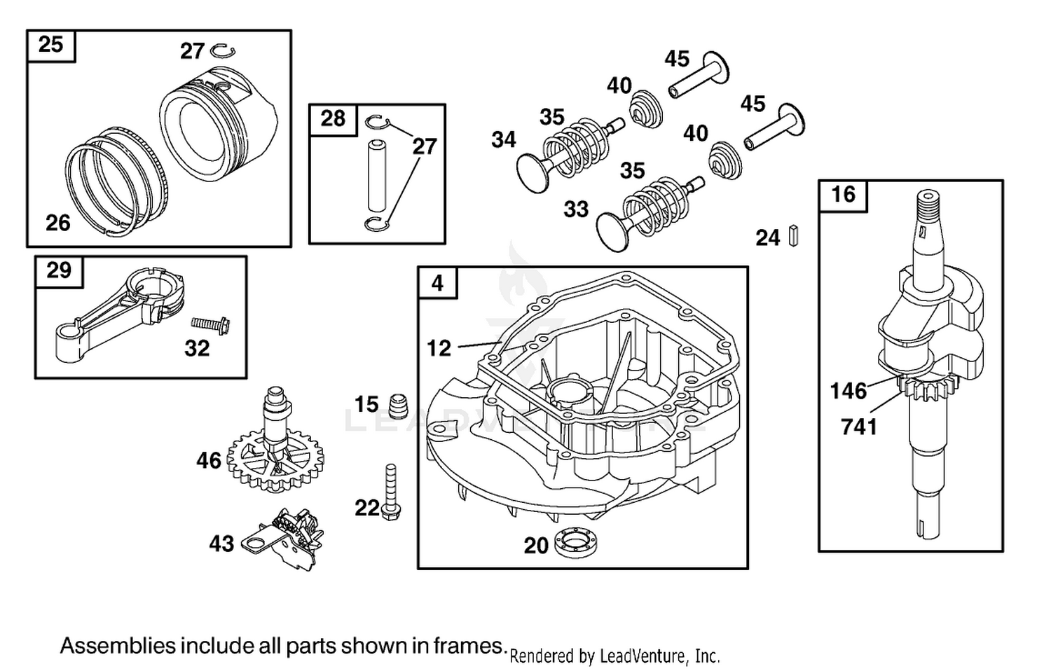 Engine Briggs  Stratton Model 12h802-1767-E1 2