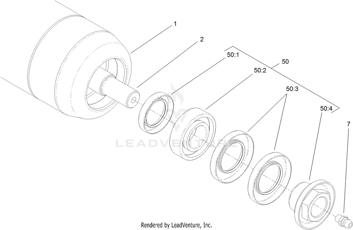 Long Roller Assembly No. 137-6120