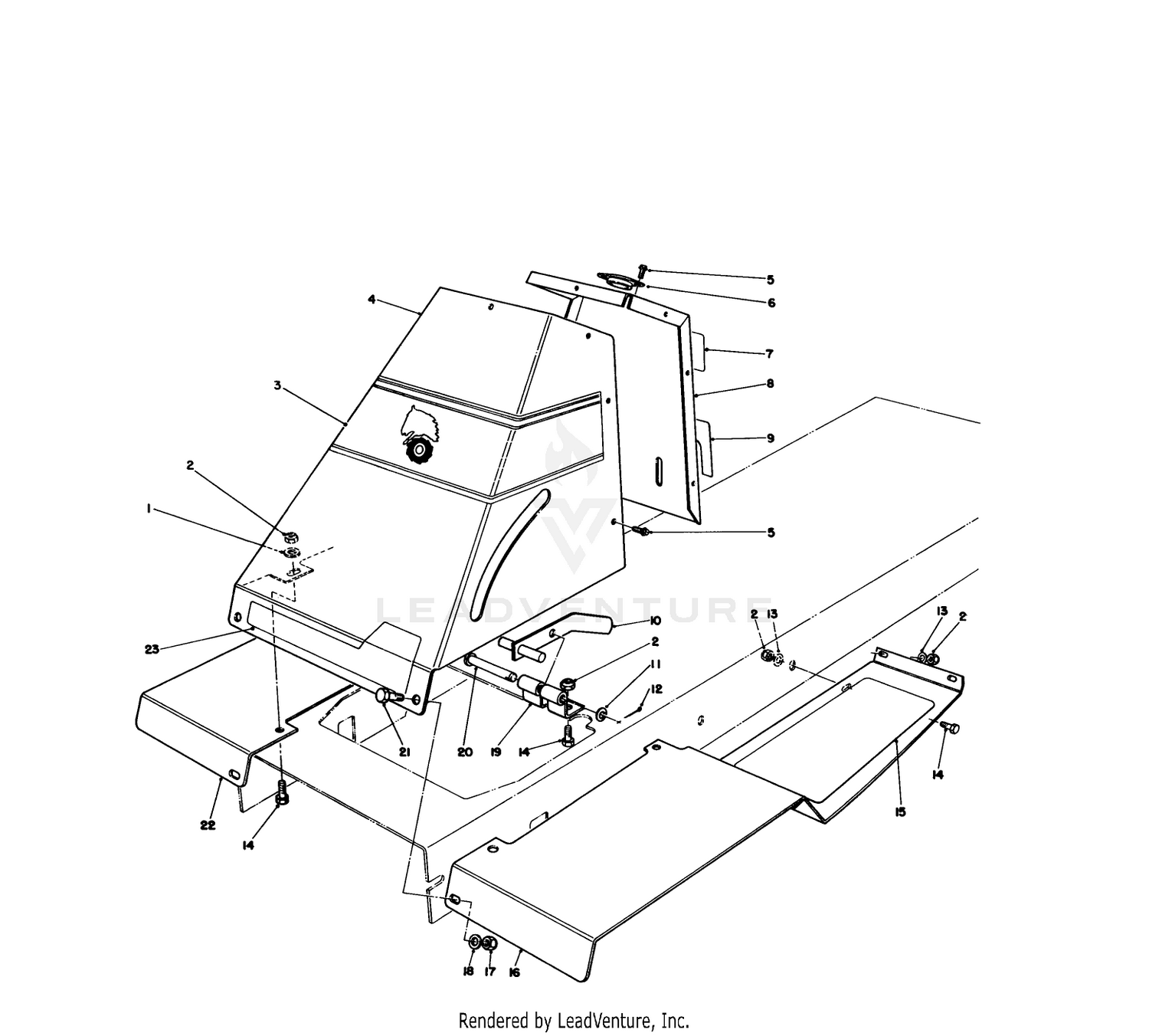 Front Tower Assembly
