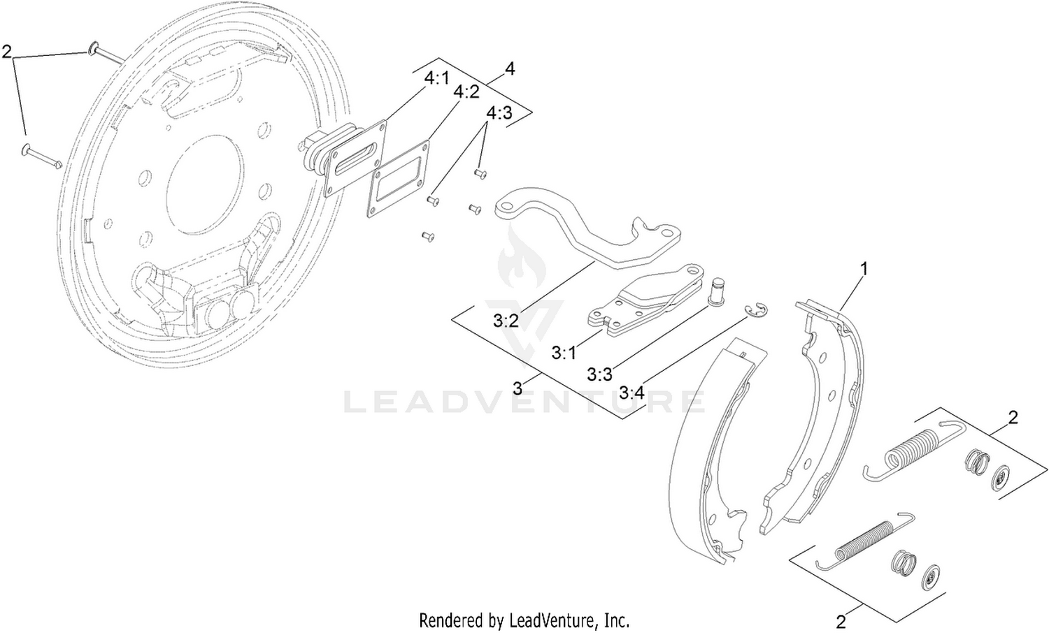 RH Brake Assembly No. 139-5951