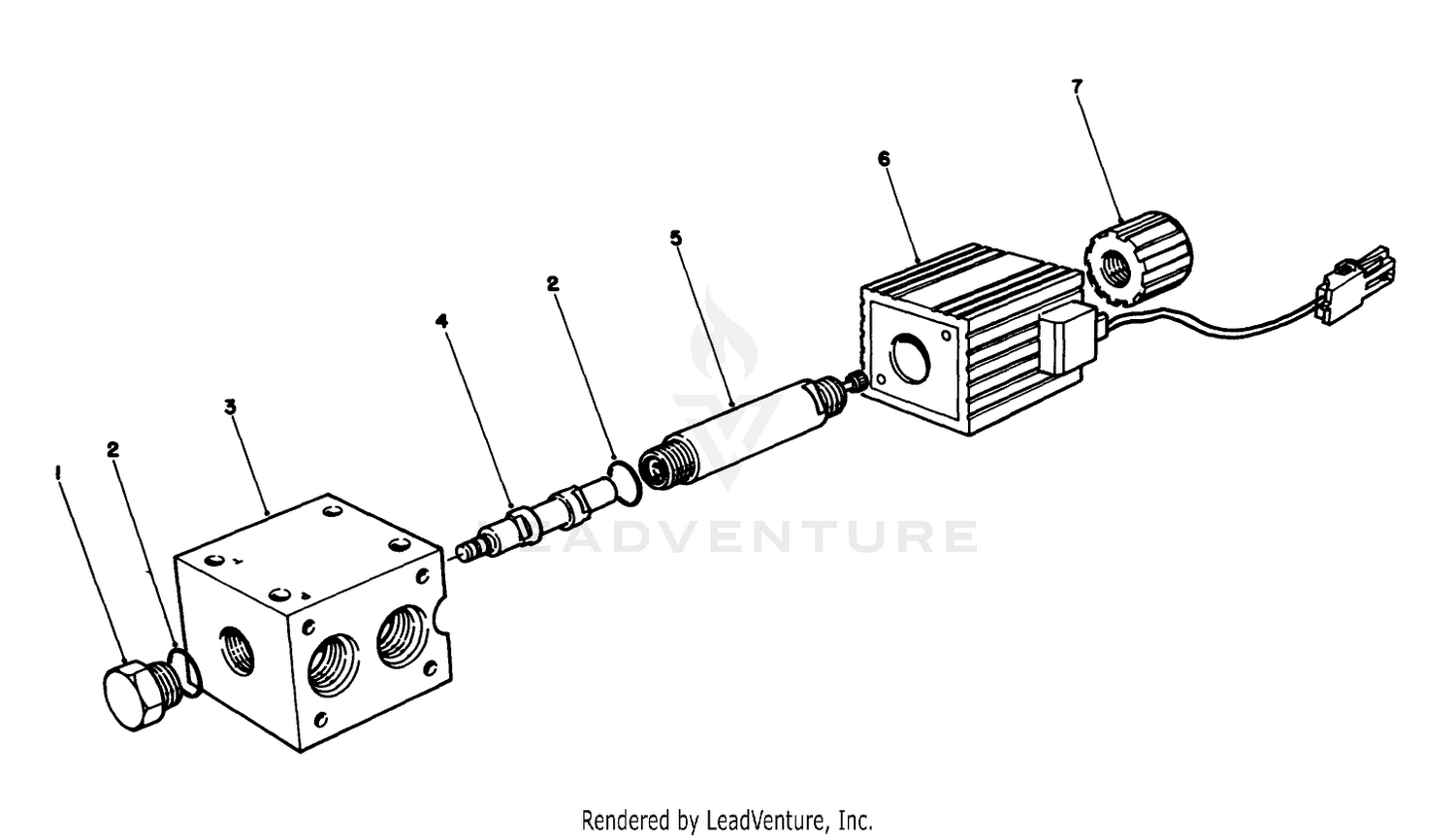 Solenoid Valve Assembly No. 76-9970 (model No. 30455 Only)