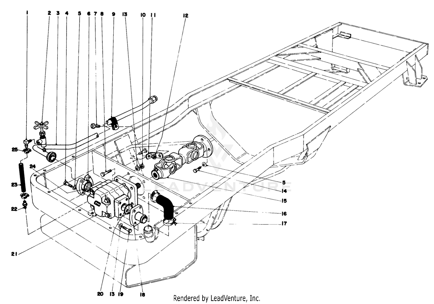Hydraulic Pump And Universal Drive Assembly