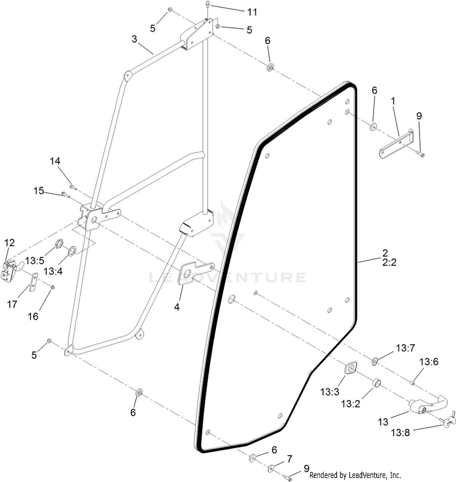LH Door Assembly