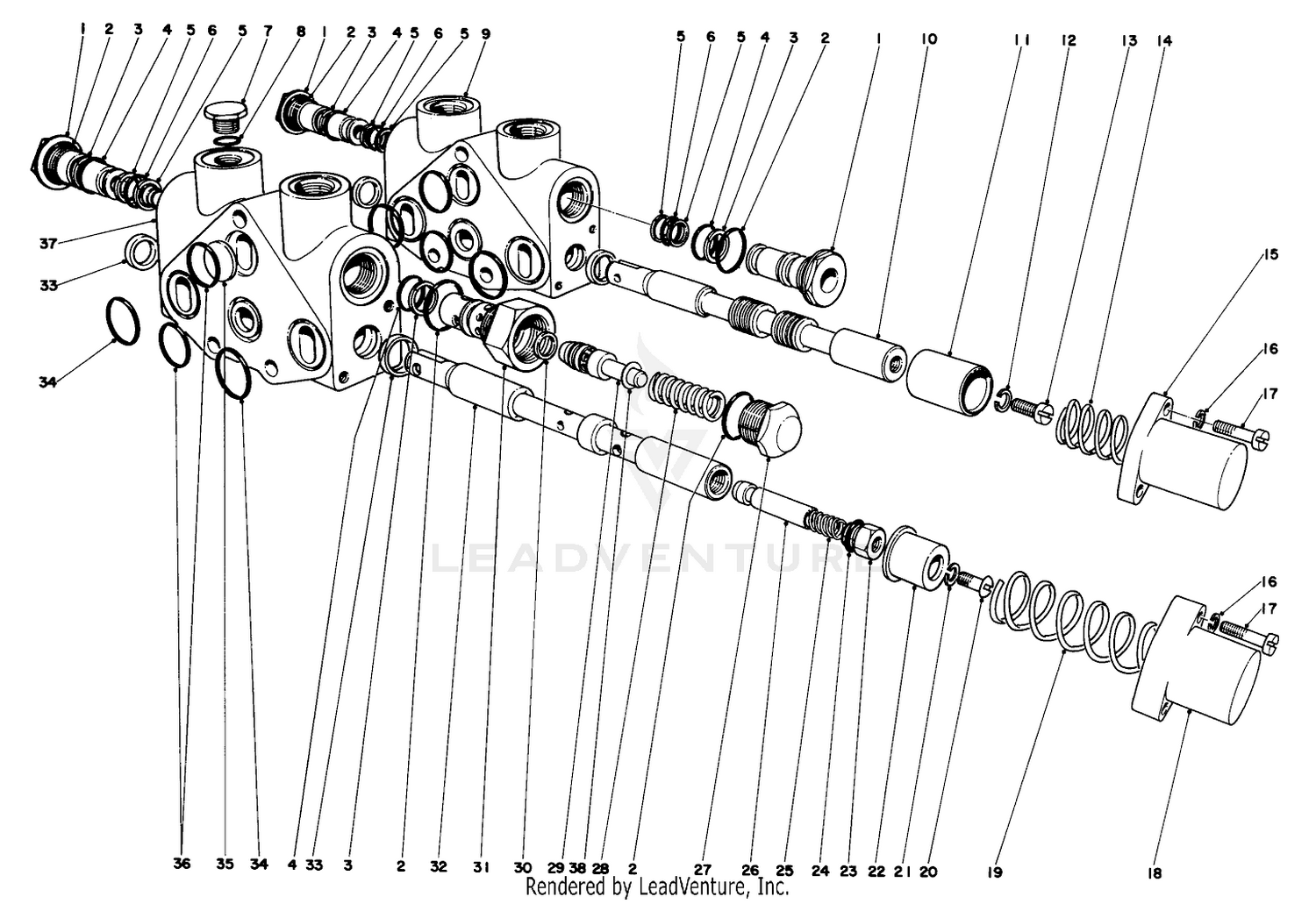No. 4 Spool And No. 5 Spool Assemblies For No. 17-7530