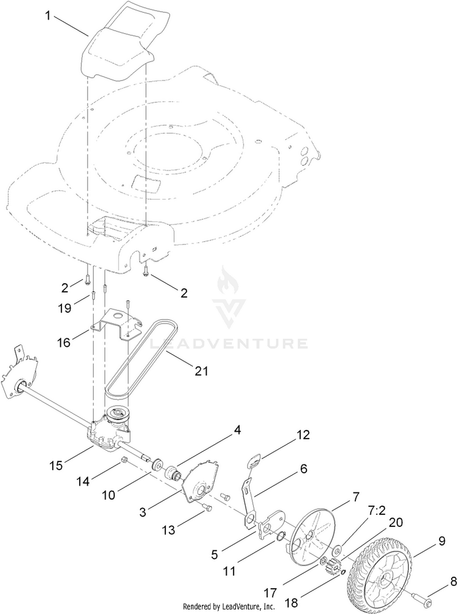 Transmission and Front Wheel Drive Assembly