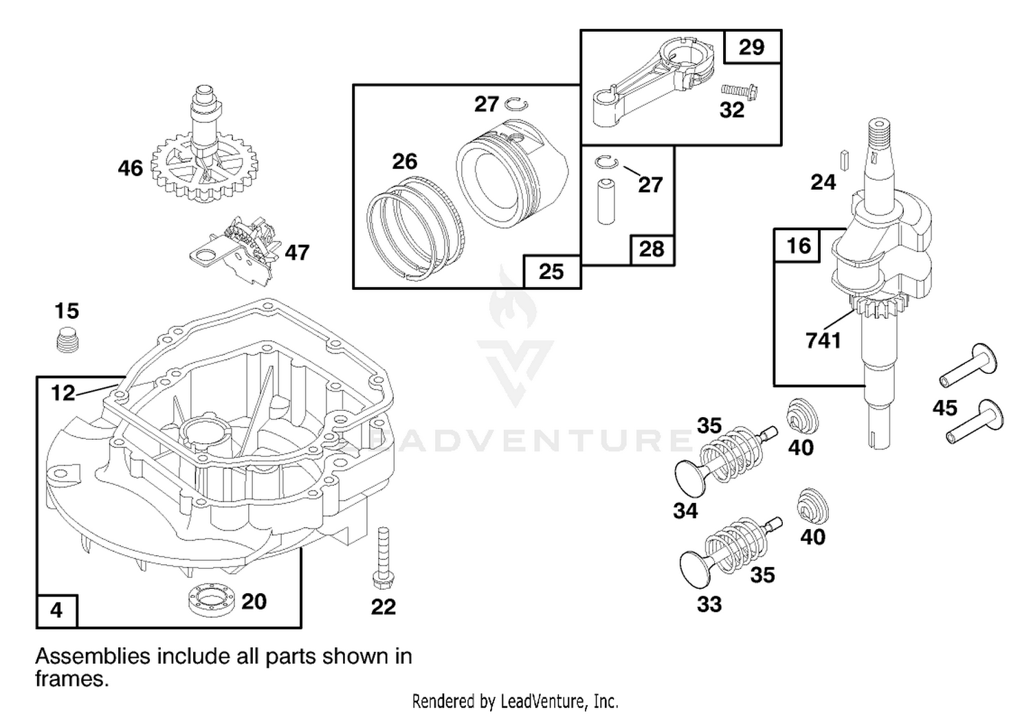 Engine Briggs  Stratton Model 12h807-0660-01