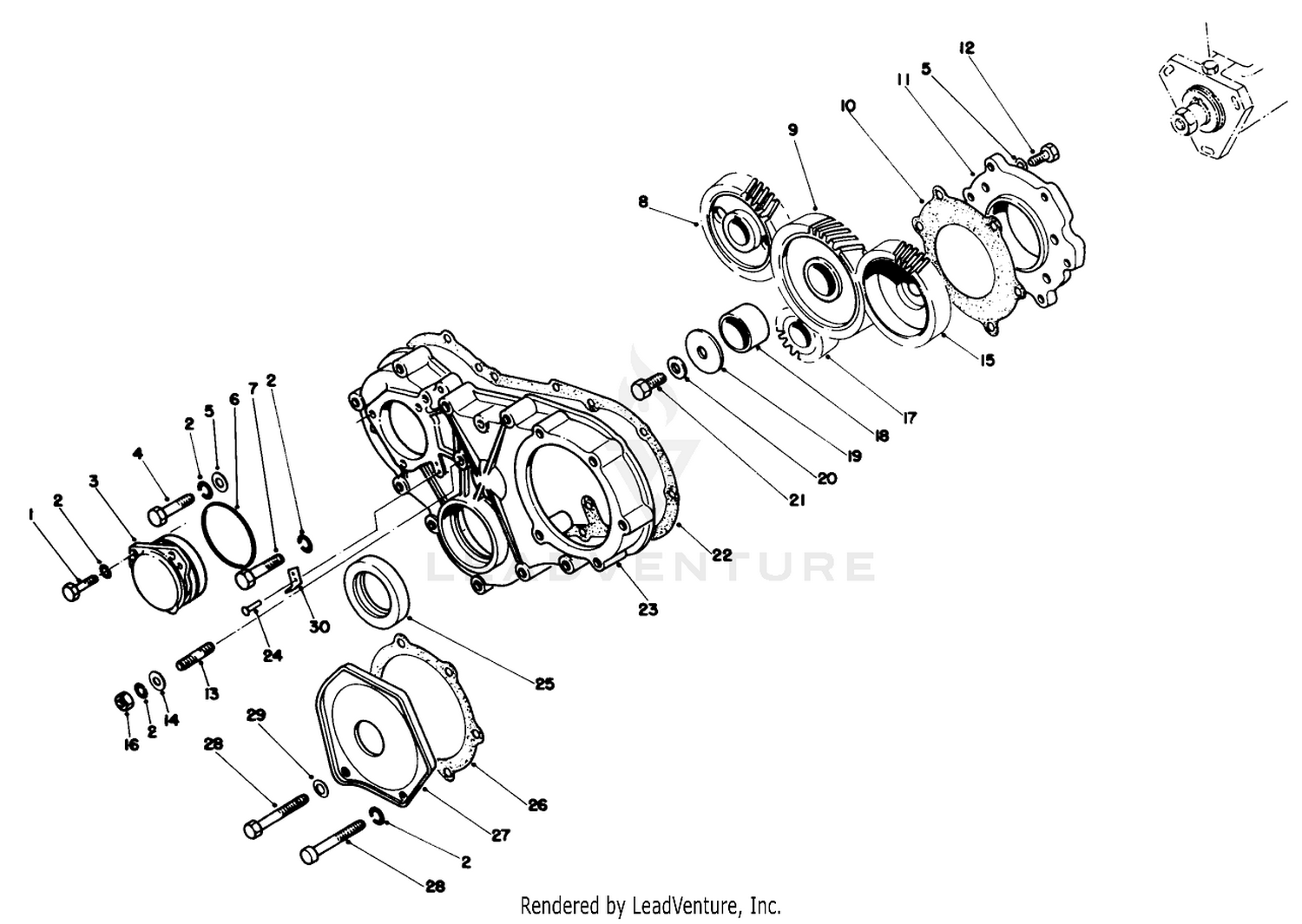 Timing Gear  Case Components