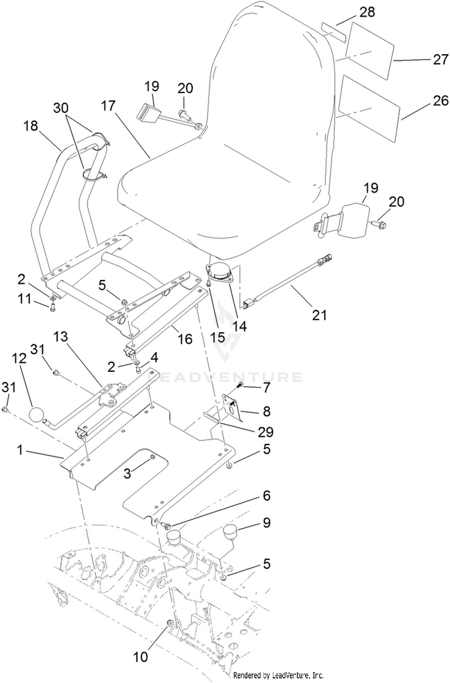 Seatbase Assembly