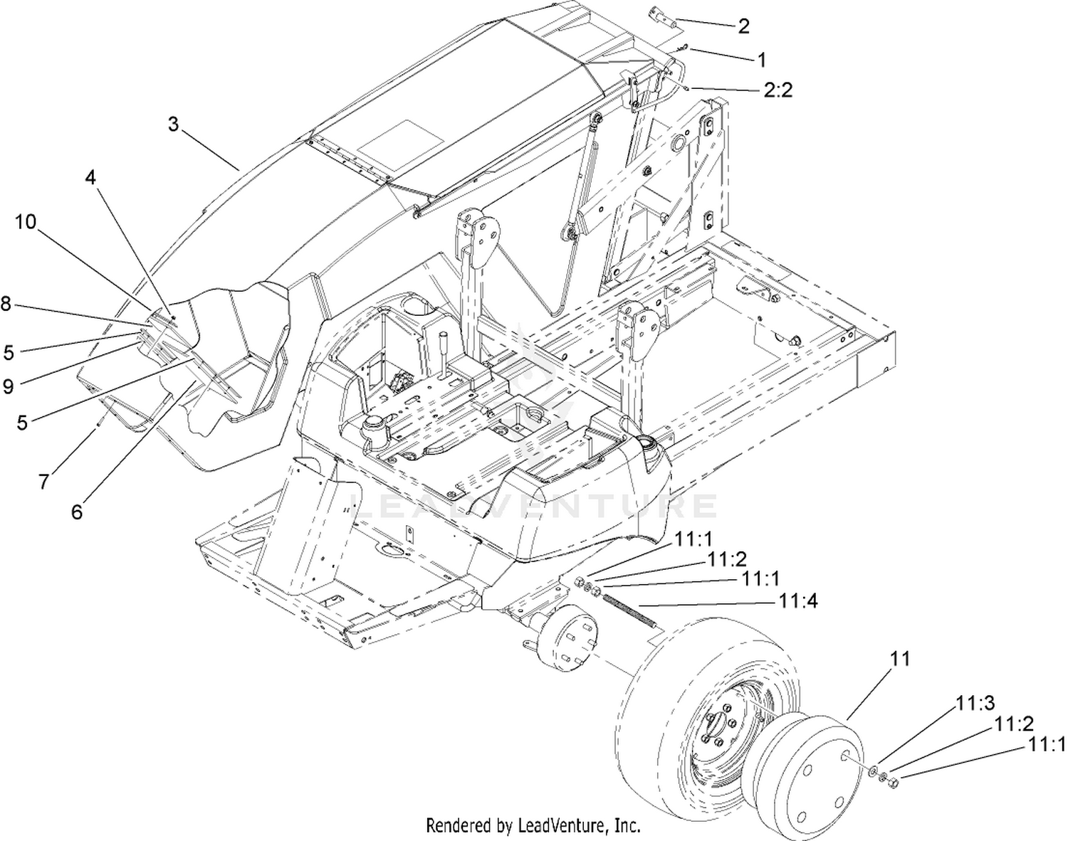Hopper and Weight Assembly