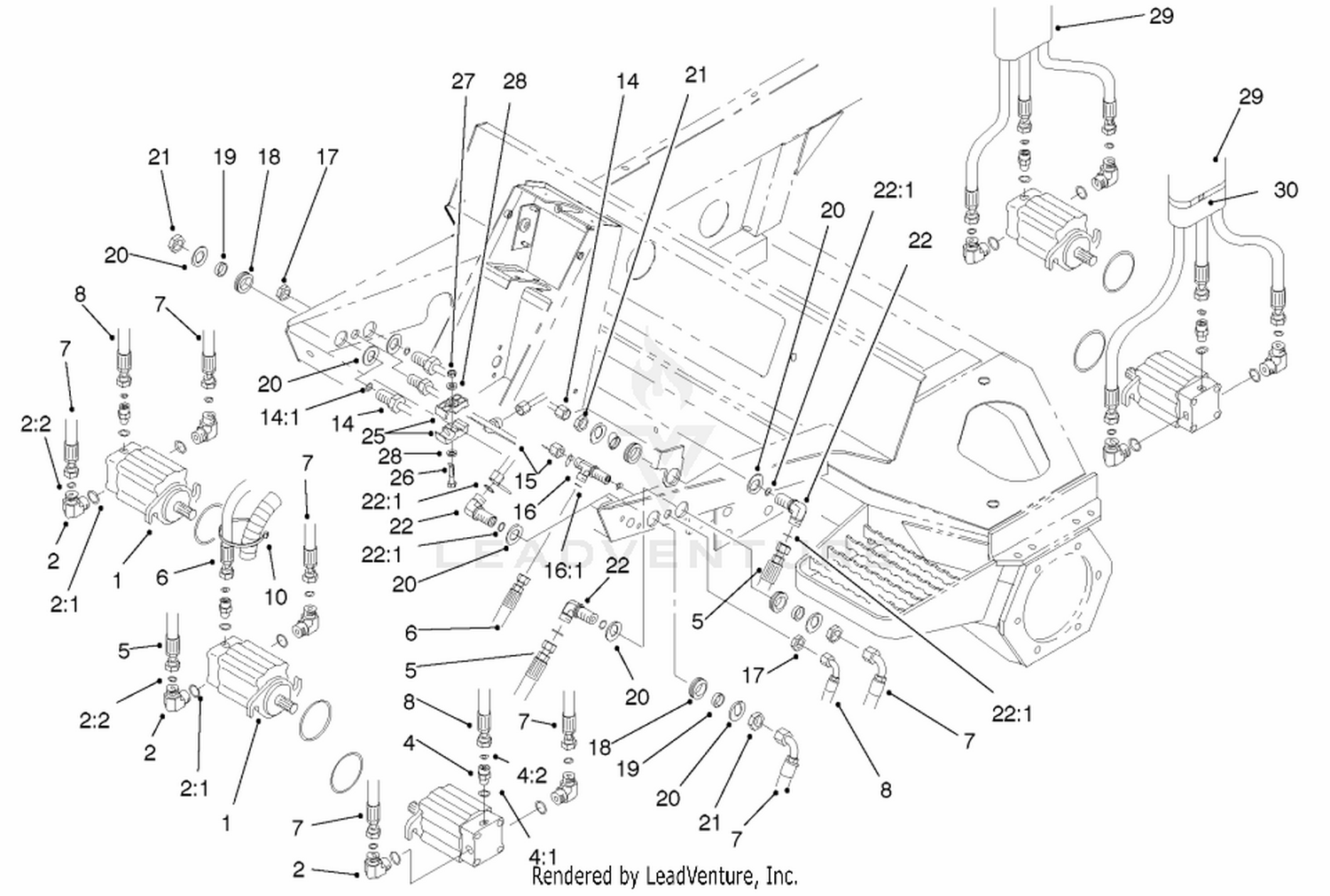 Reel Motor And Hose Assembly