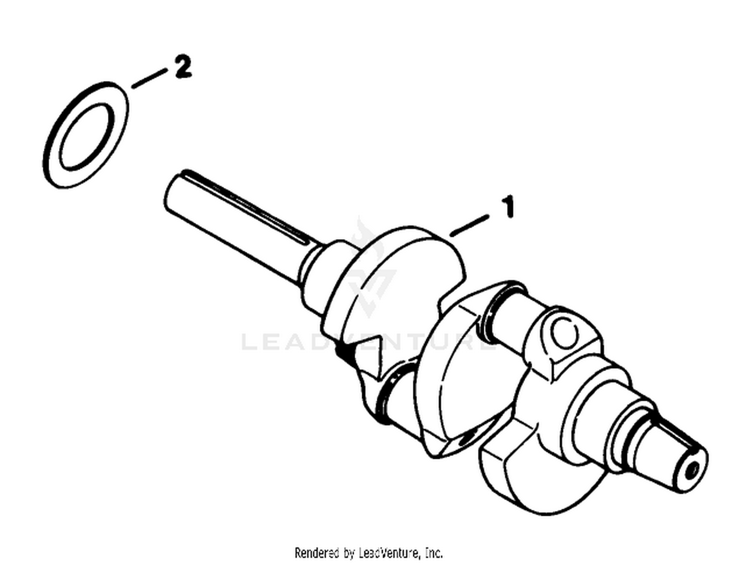 Crankshaft-Kohler Engine Model No. Kt17qs Type No. 24324 (continued)