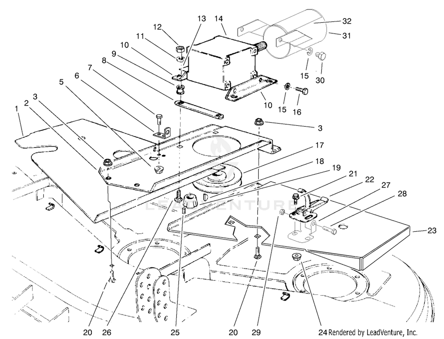 Covers and Gear Box Assembly