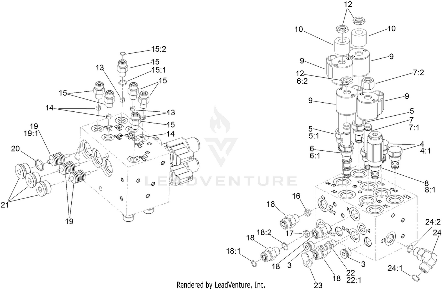 Lift Manifold Assembly No. 138-6998