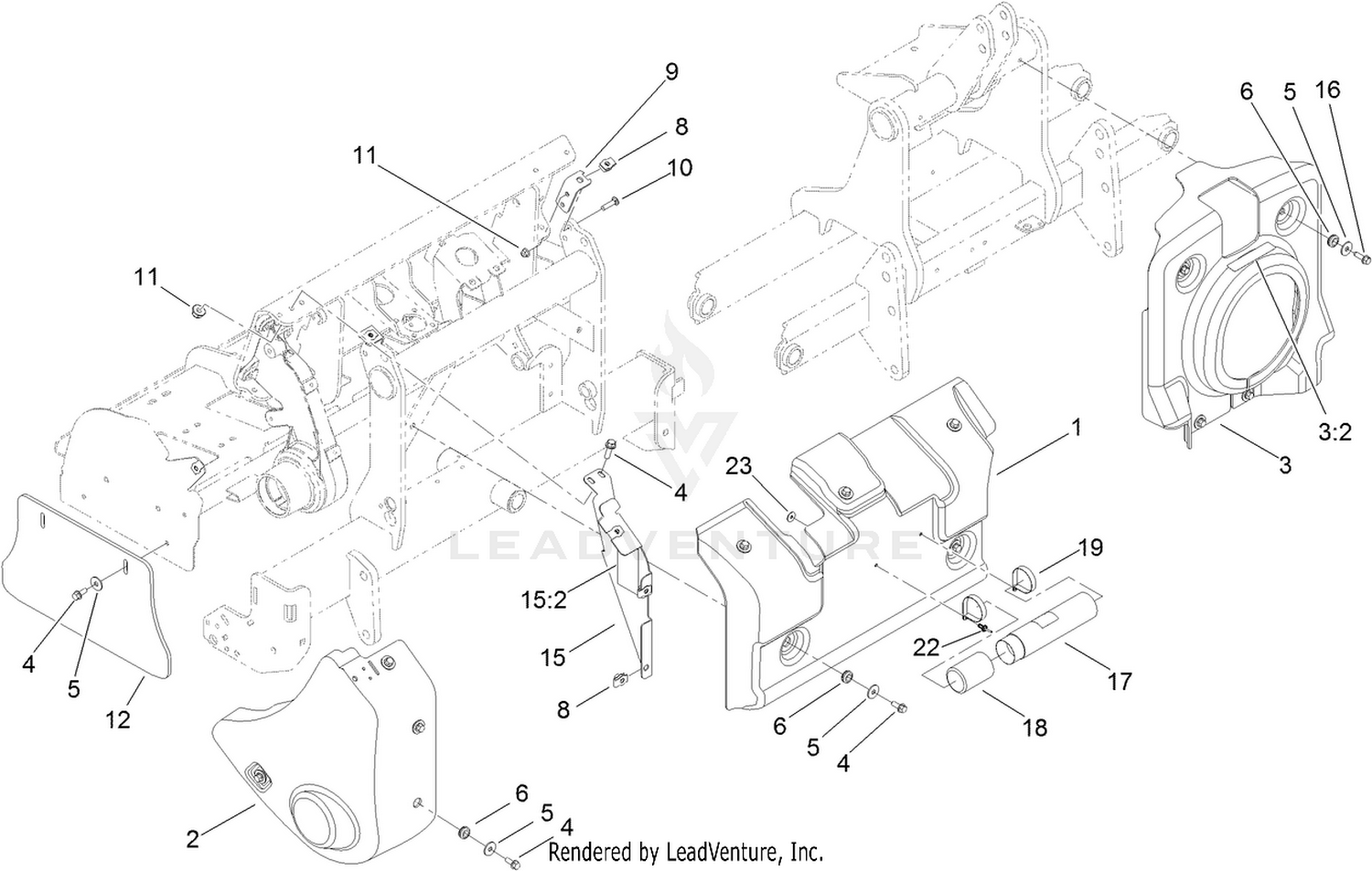 Right Hand Front Cover Assembly