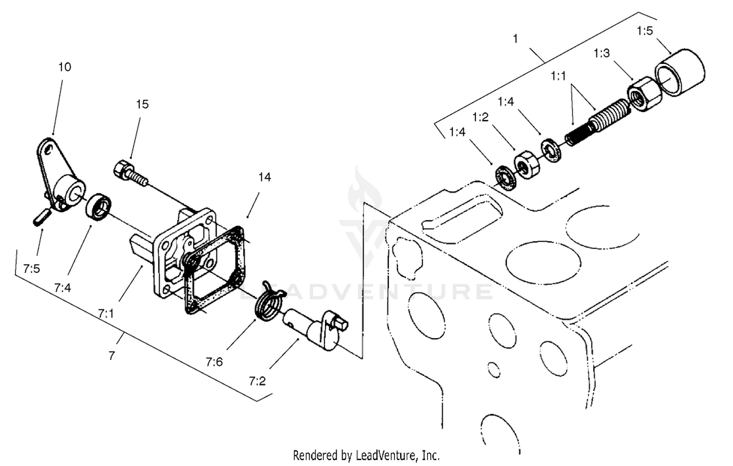 Engine Stop Lever Assembly
