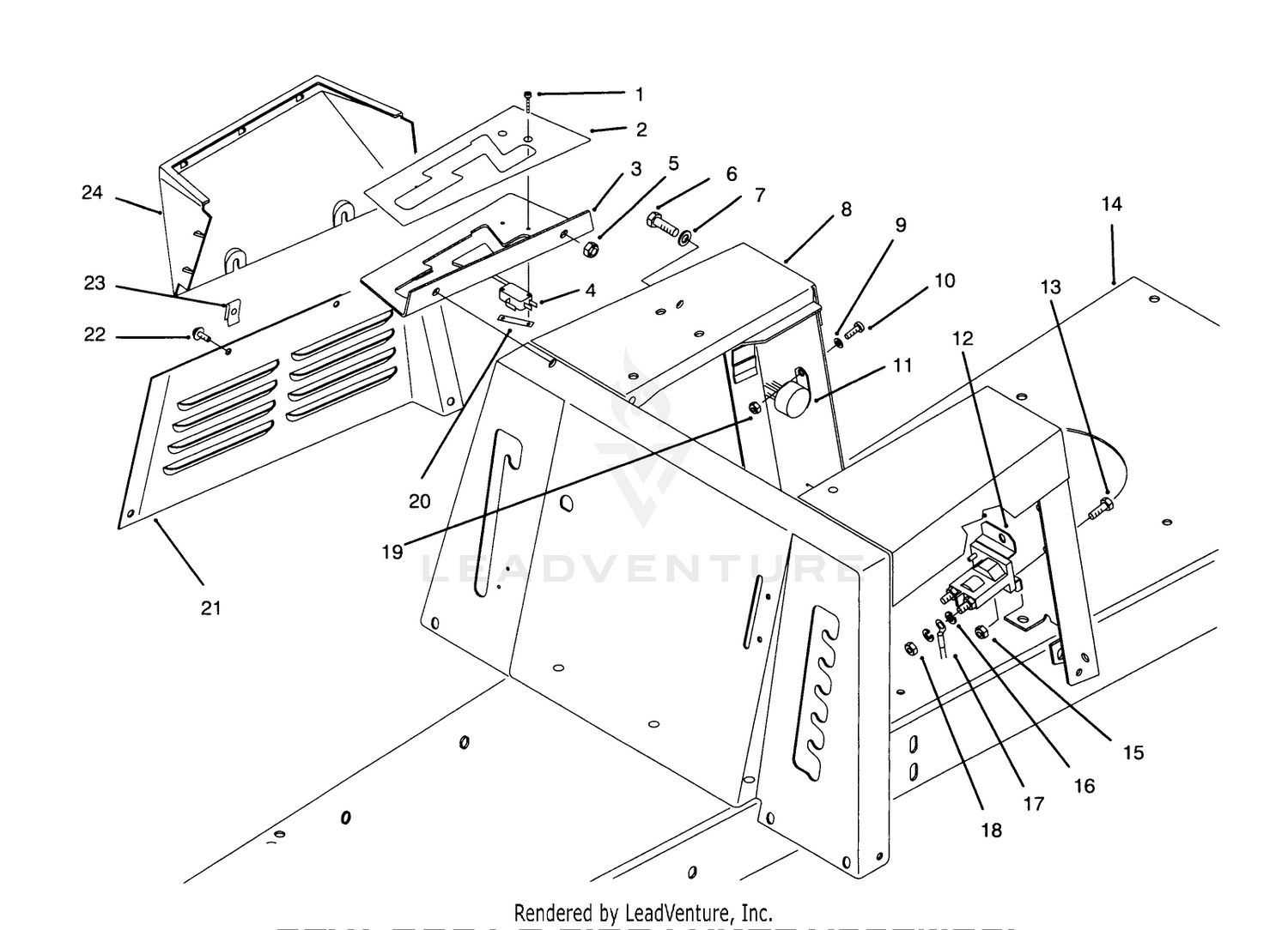 Seat Body  Side Panel Assembly