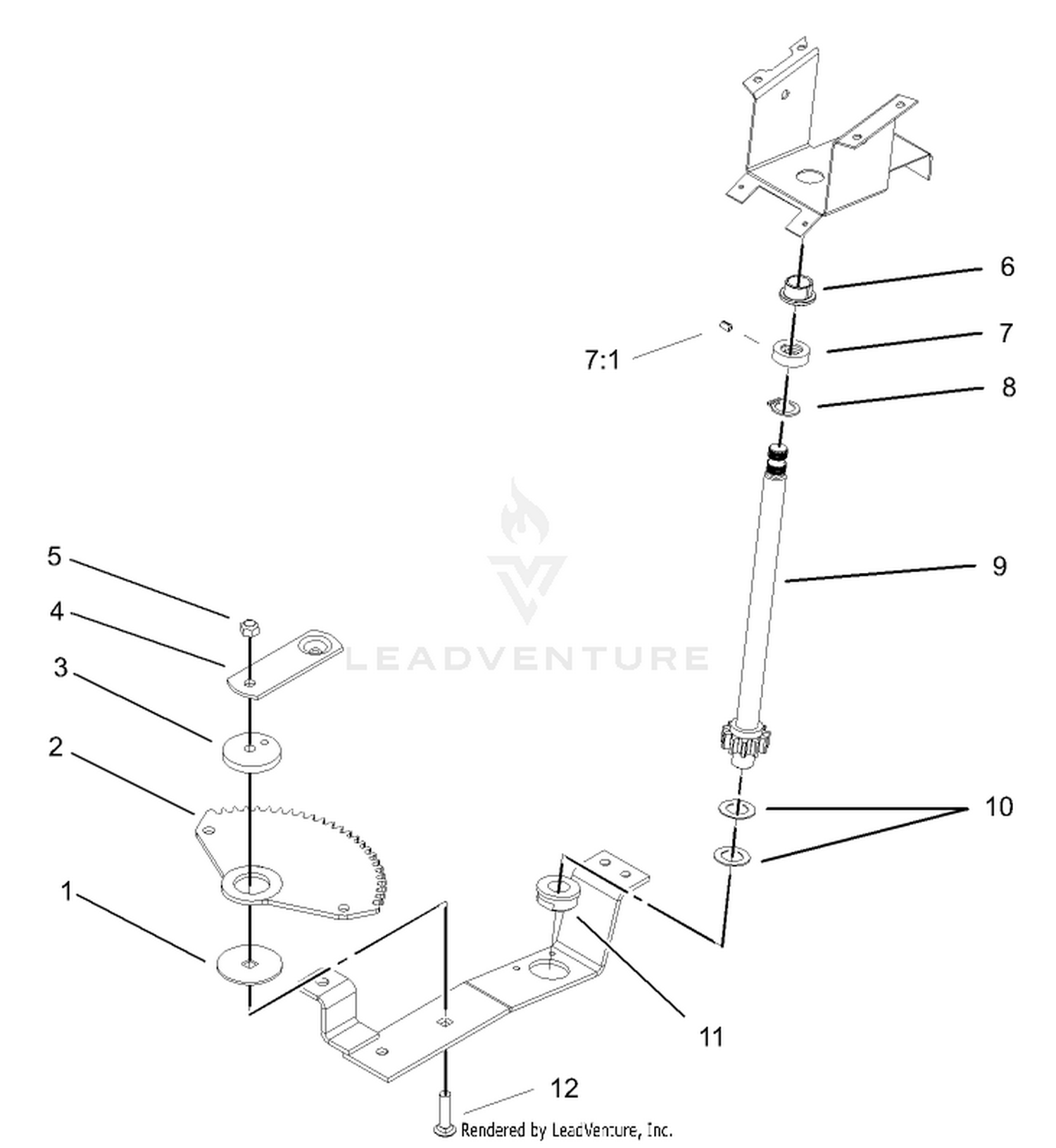 Lower Steering Wheel and Tilt Assembly