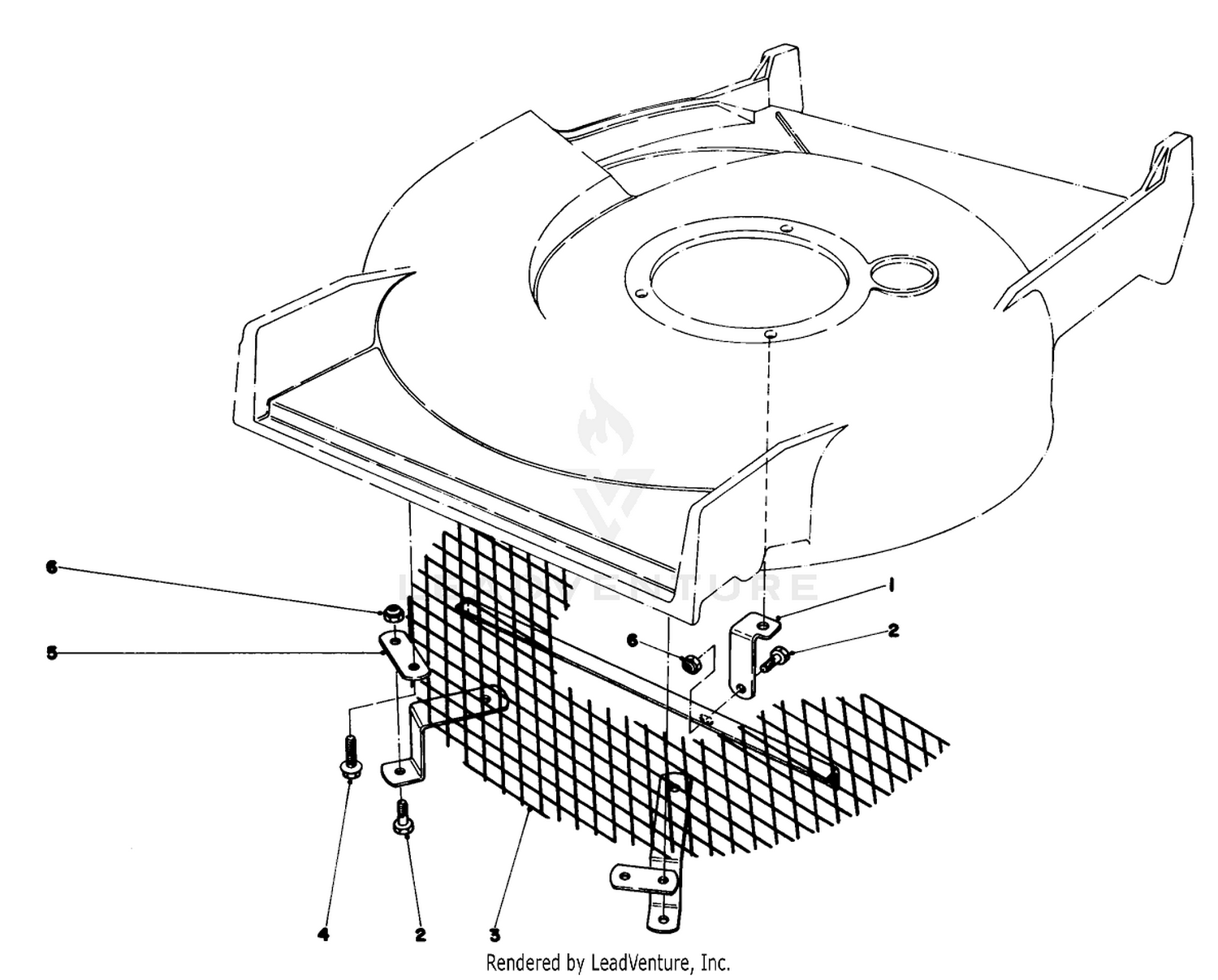 Leaf Shredder Kit No. 59105 (optional)