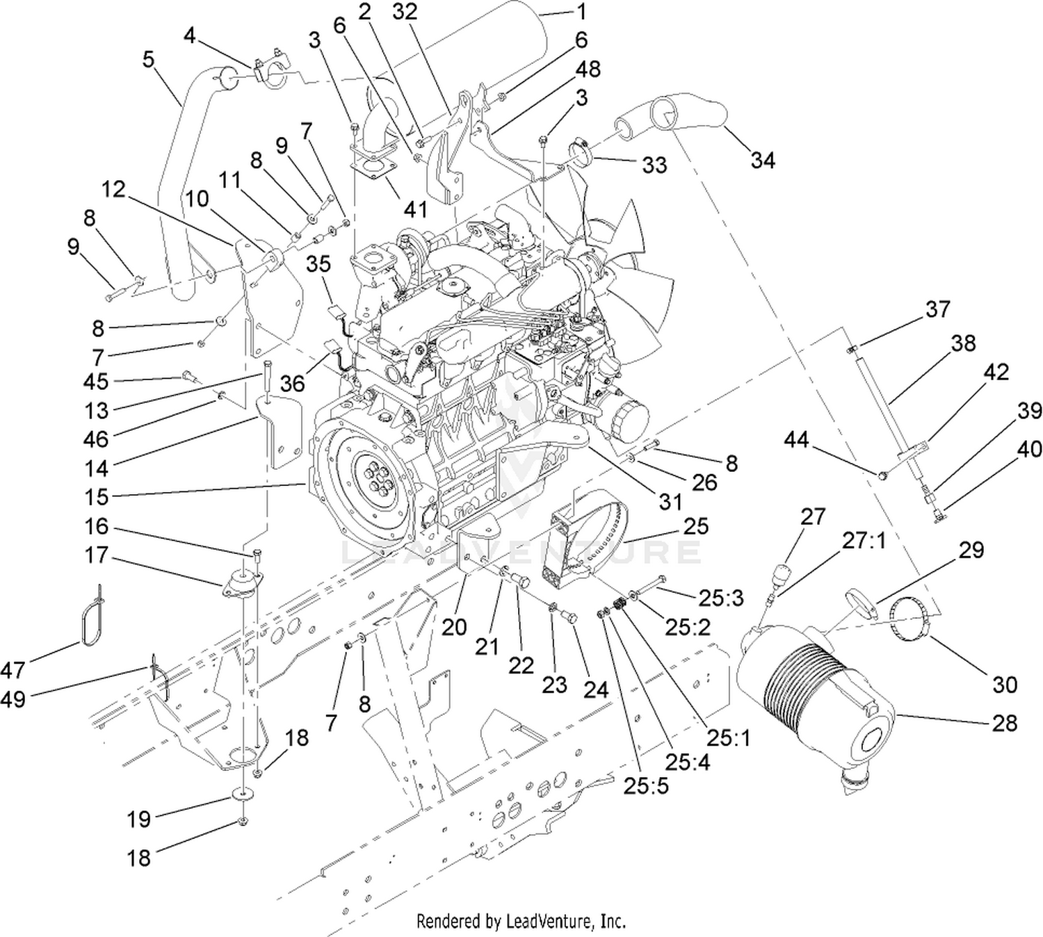 Engine Installation Assembly