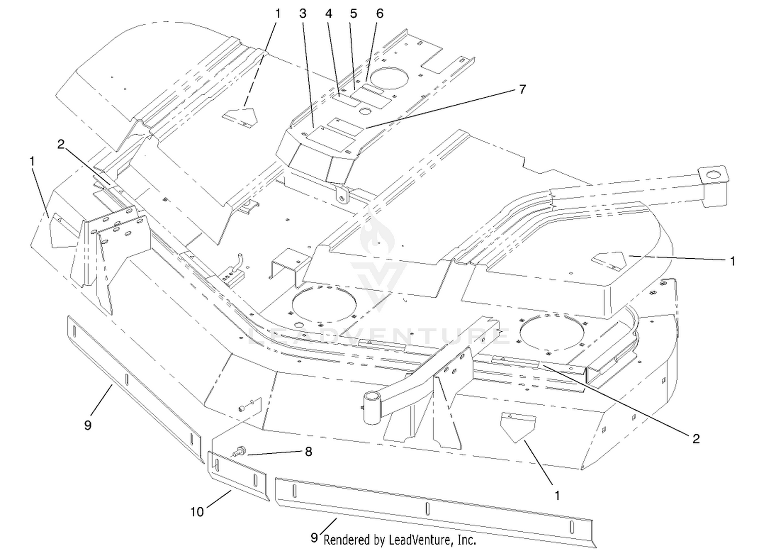 Decal  Baffle Assembly (europe)