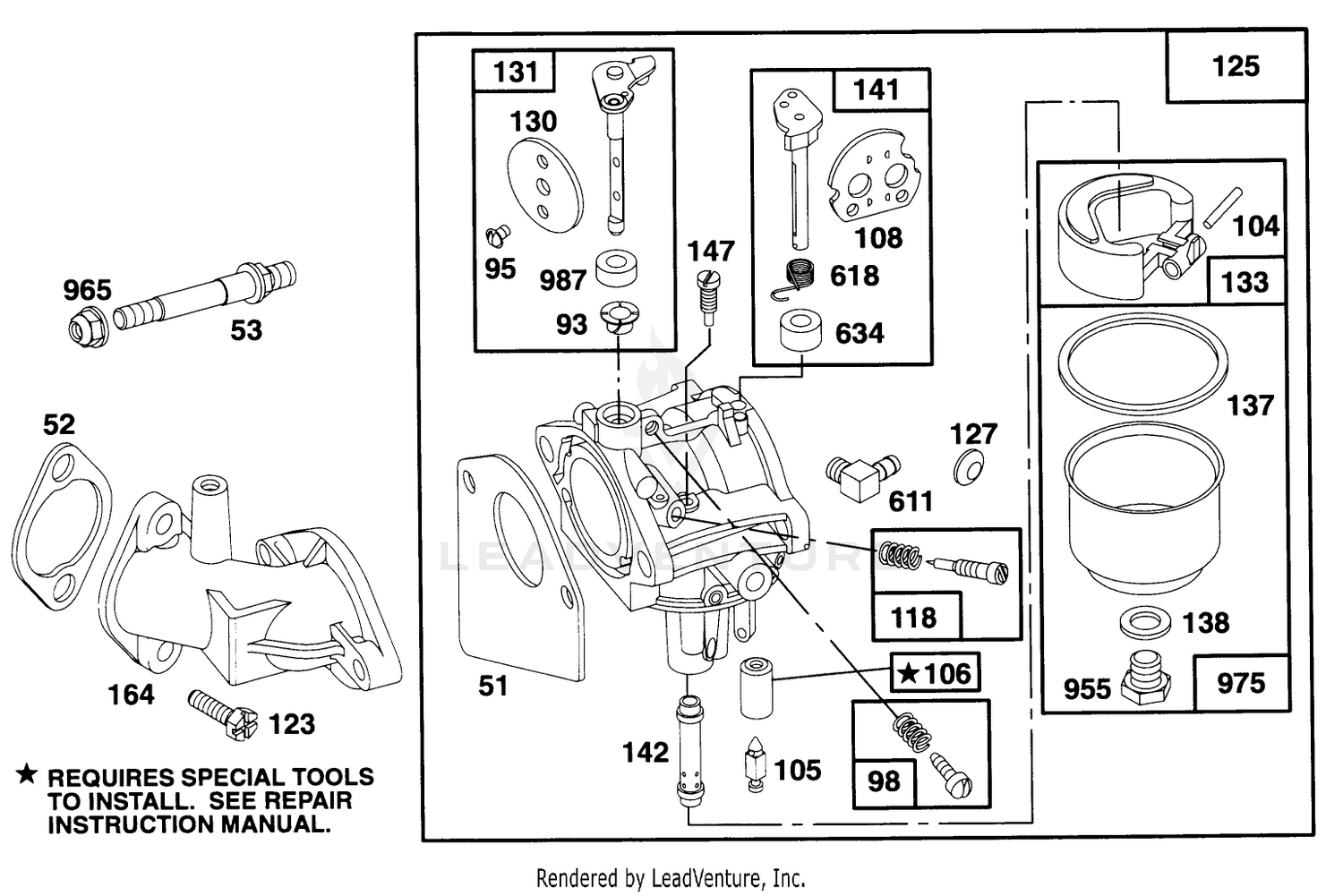 Engine Briggs  Stratton Model 28d707-0124-01 3