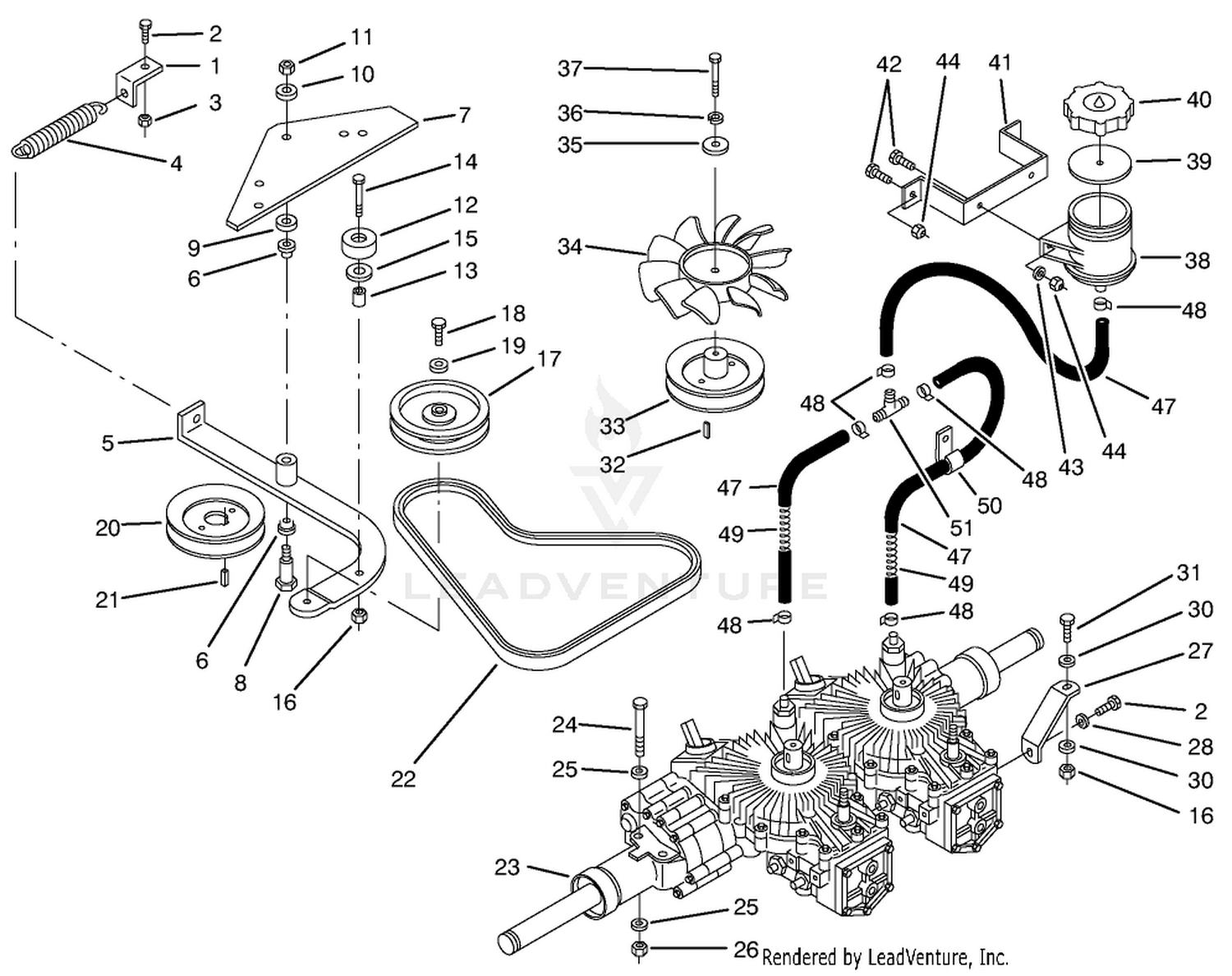 Transmission  Drive System Assembly
