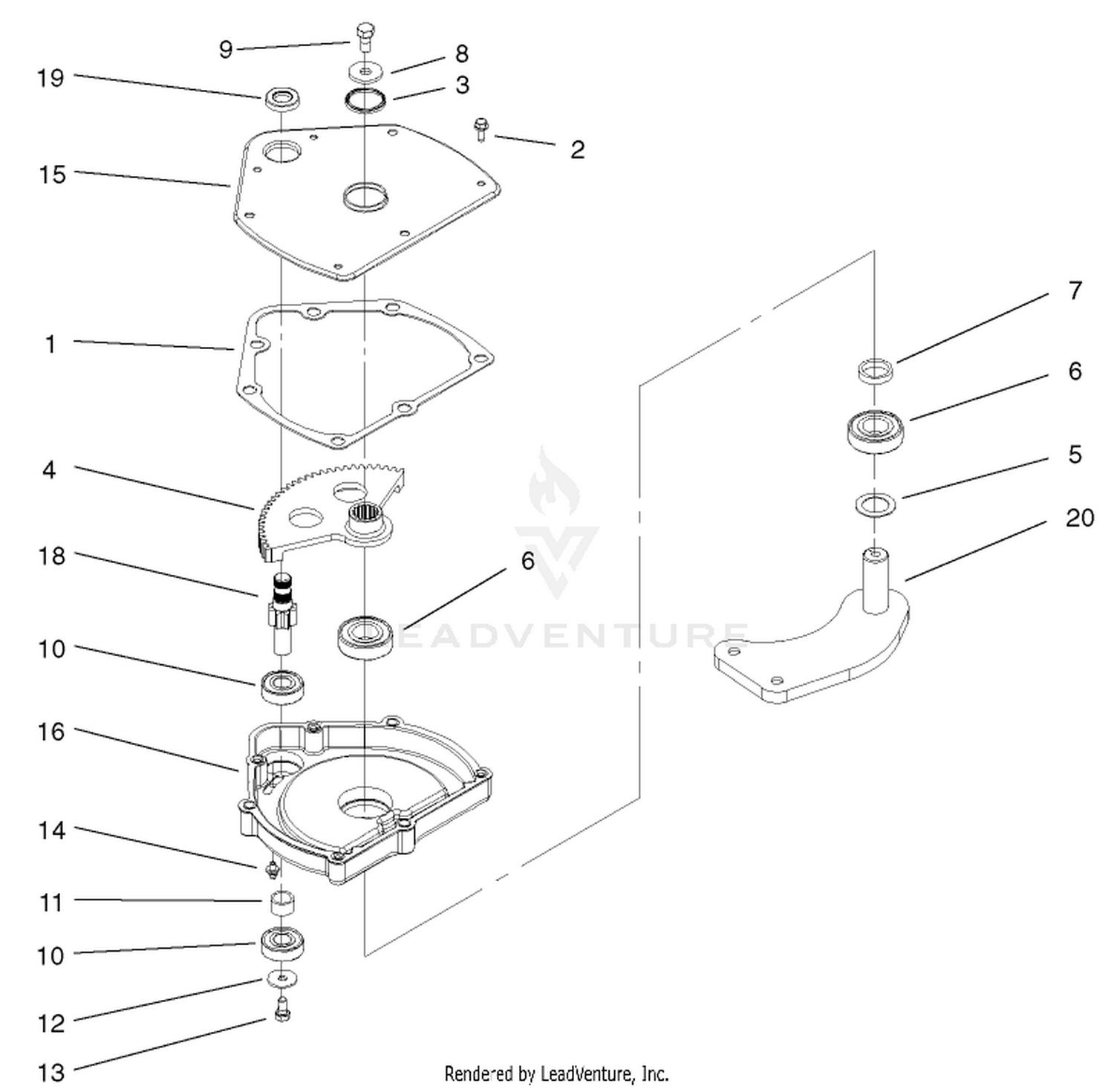 Steering Gearbox Assembly