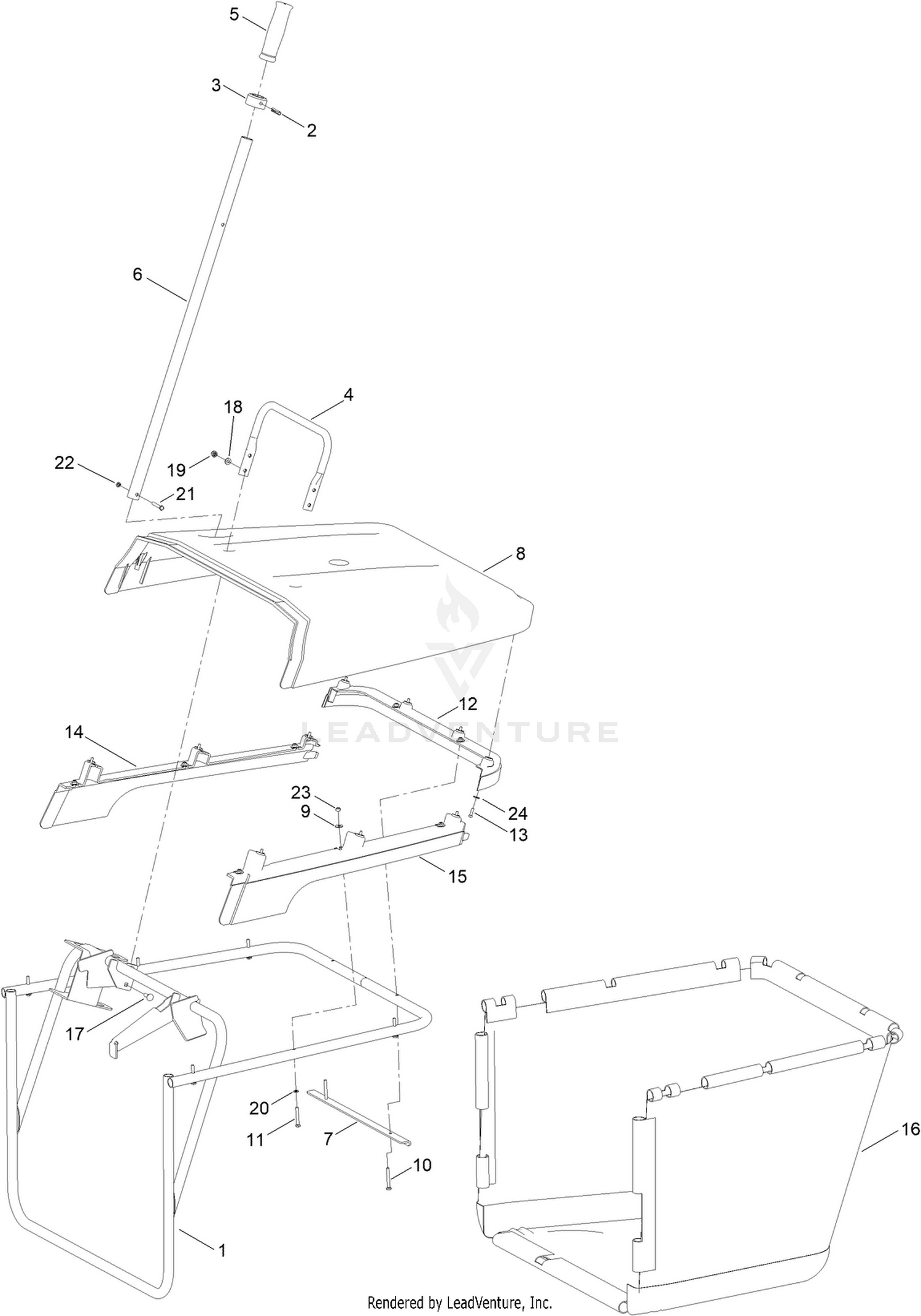 Grass Bag Assembly No. 134-7160
