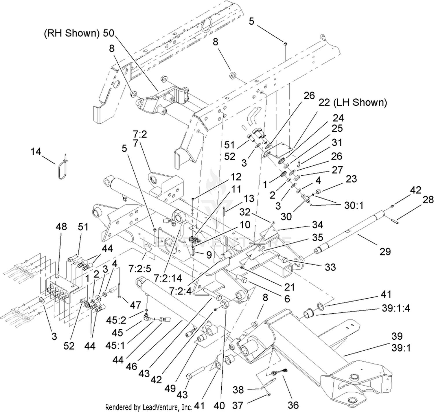 Side Deck Lift Assembly