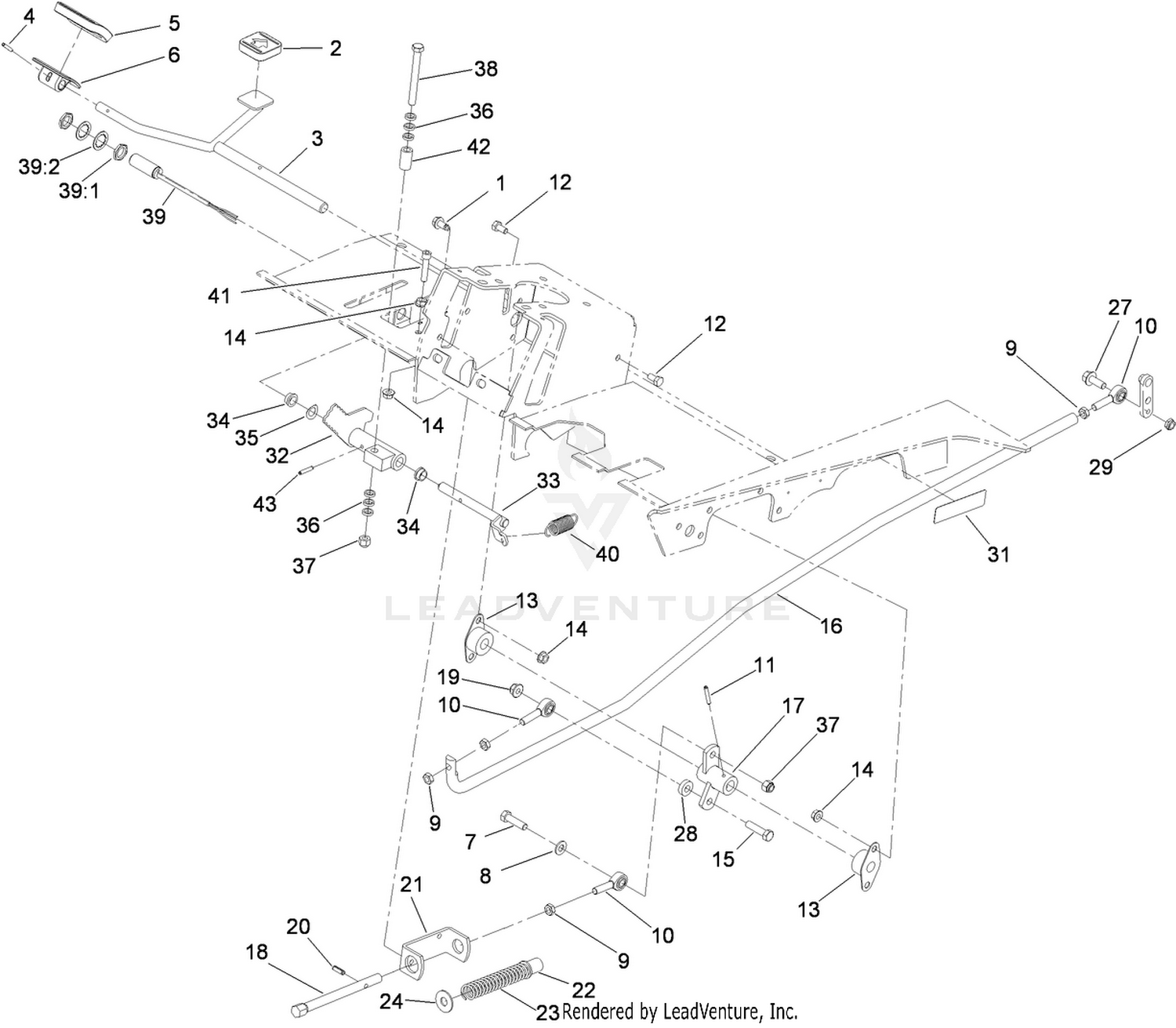 Traction Pedal Assembly