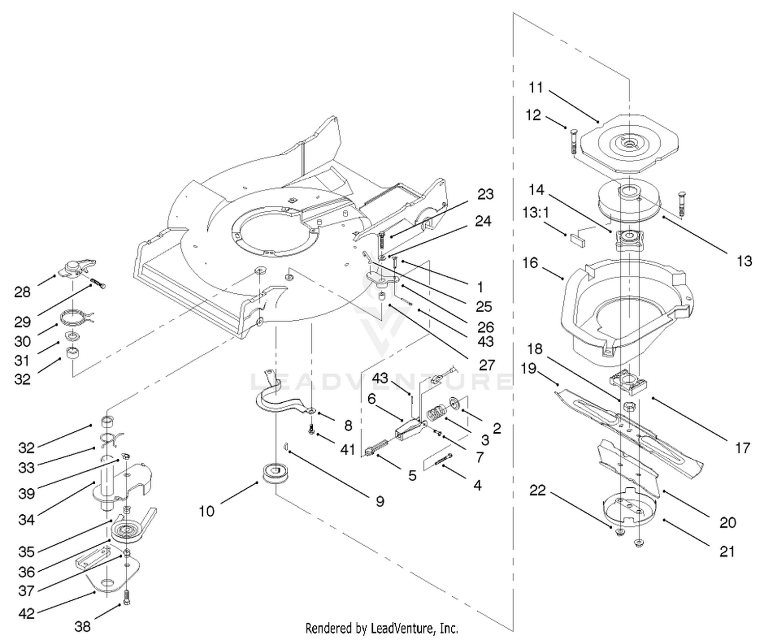 Blade Brake Clutch Assembly