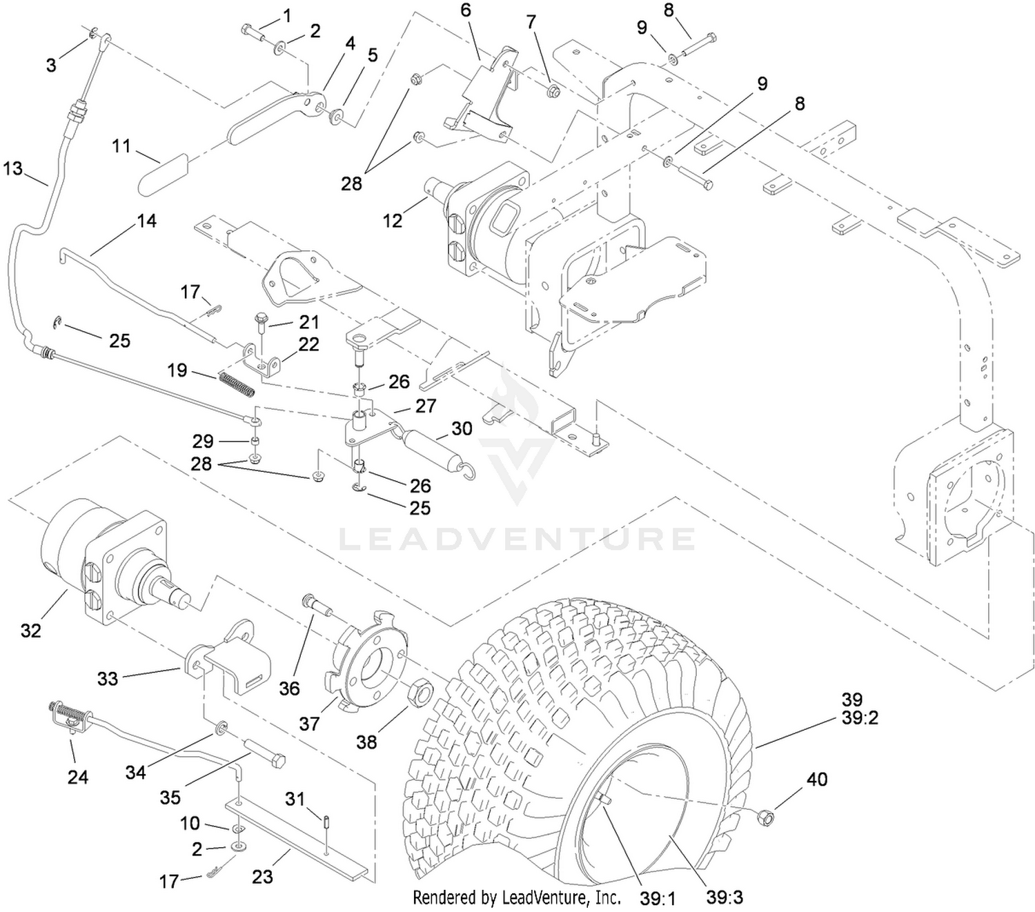 Rear Wheel Assembly