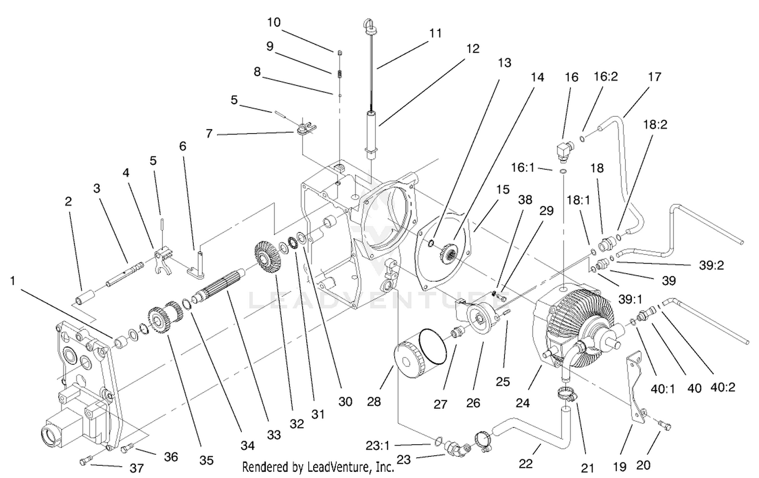Hydro Transaxle Assembly 2