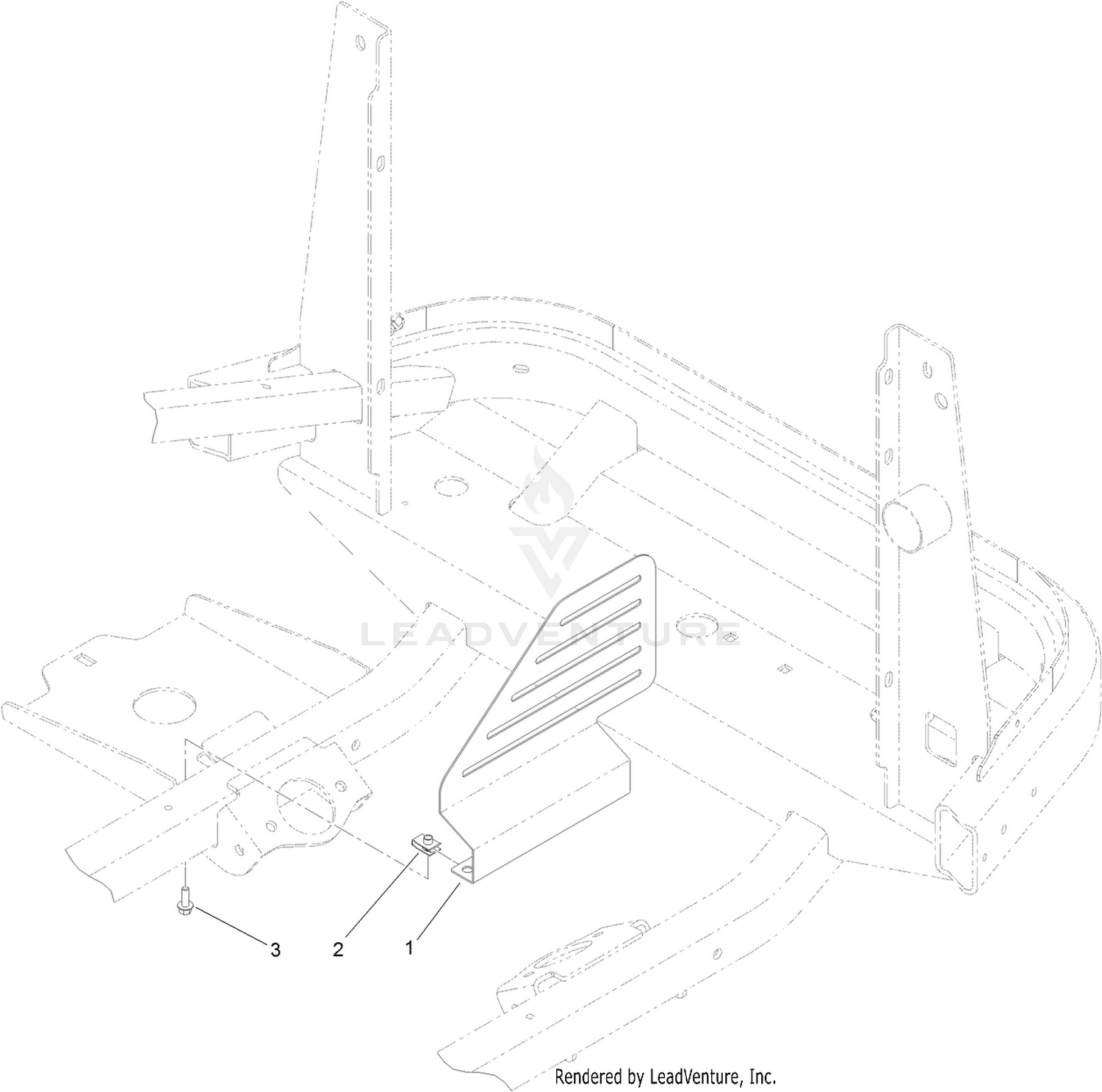 A/C Compressor Guard Assembly