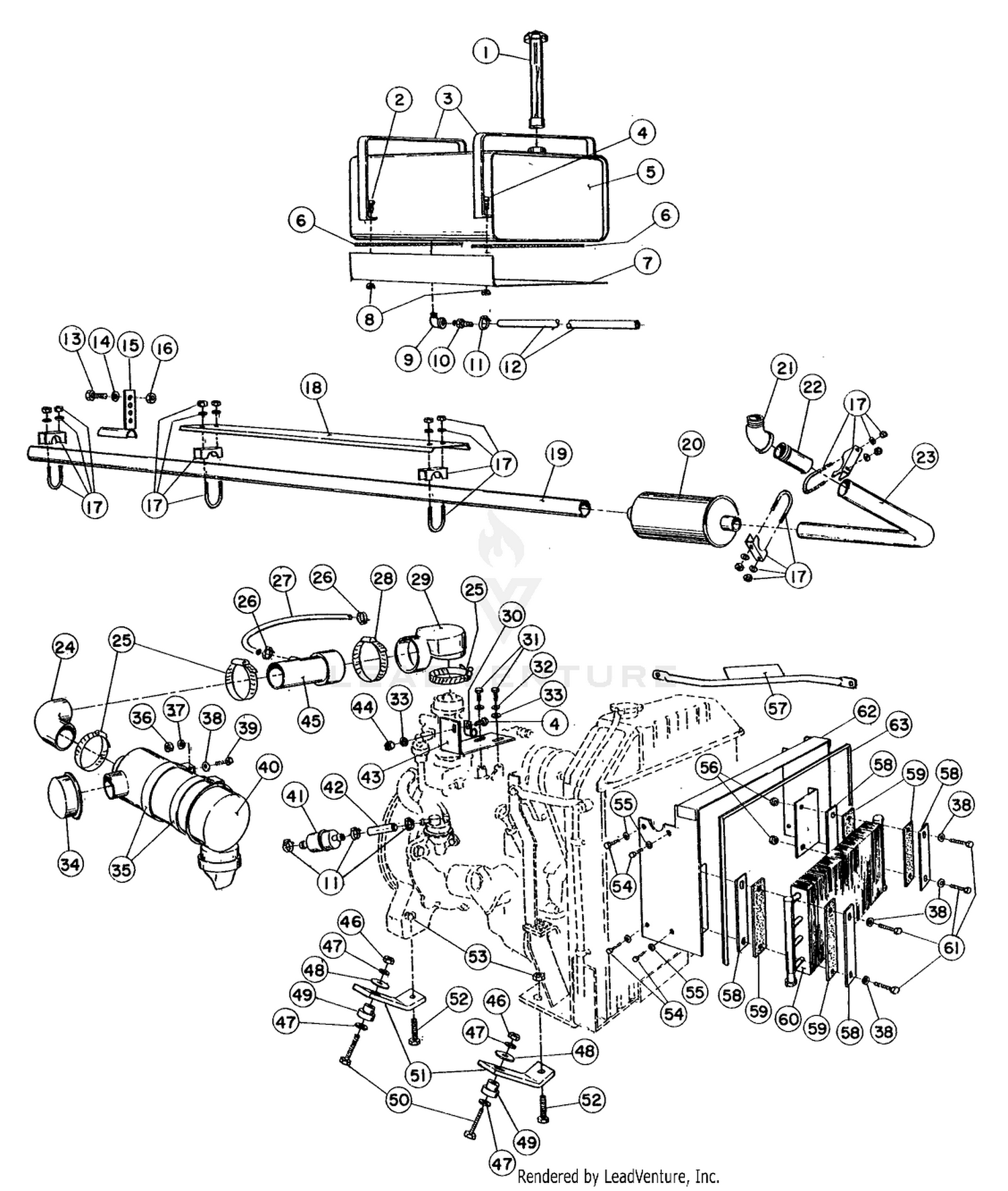 FUEL TANK  EXHAUST SYSTEM (5200)