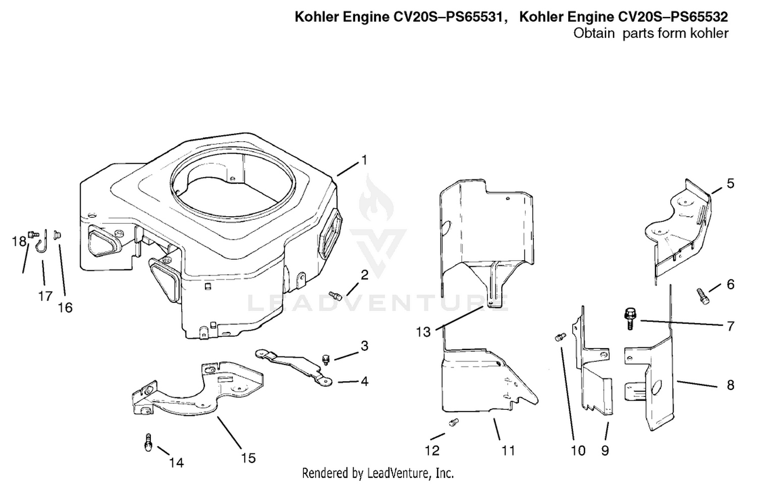 Blower Housing  Baffles
