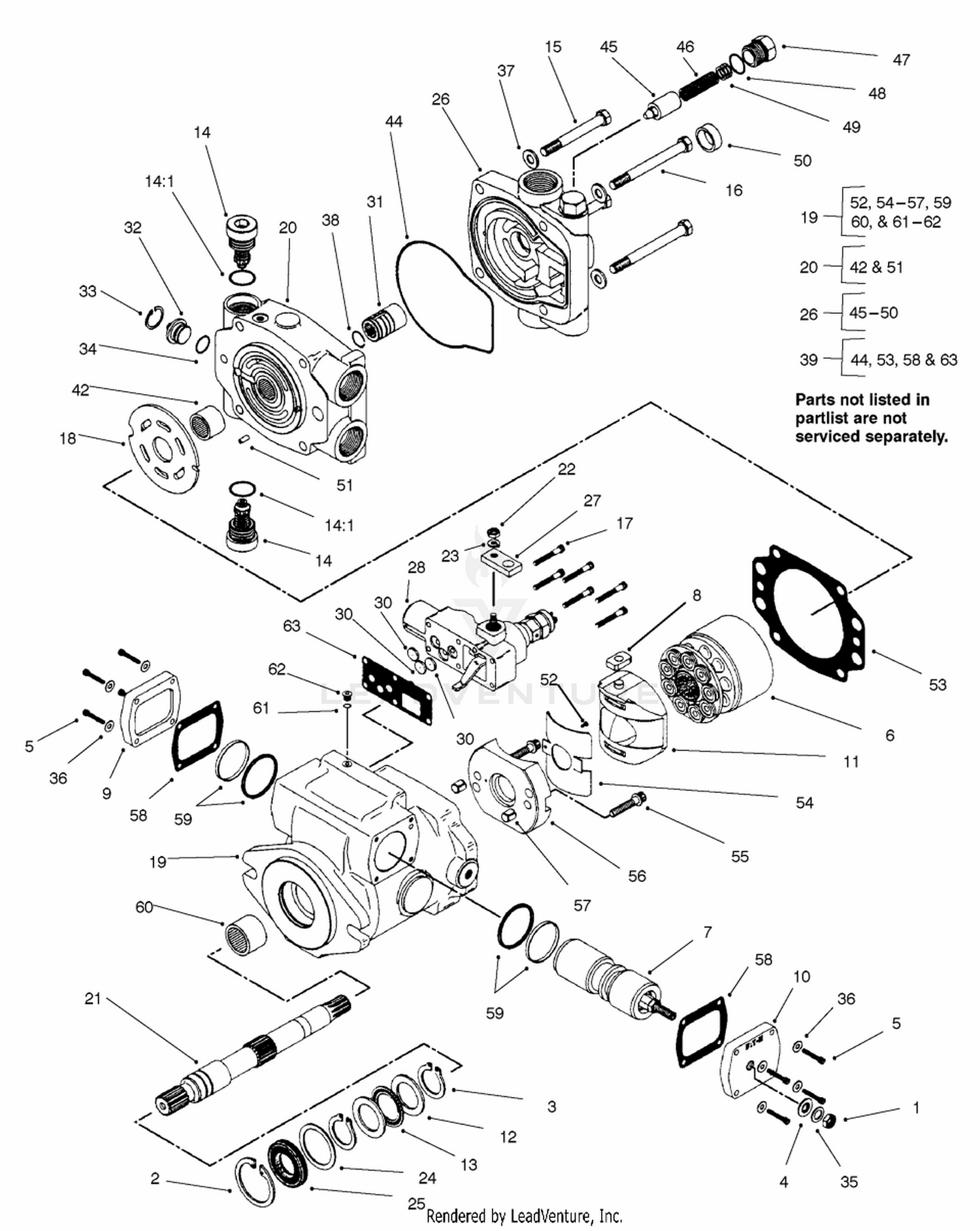 Servo Controlled Piston Pump Assembly #98-3730