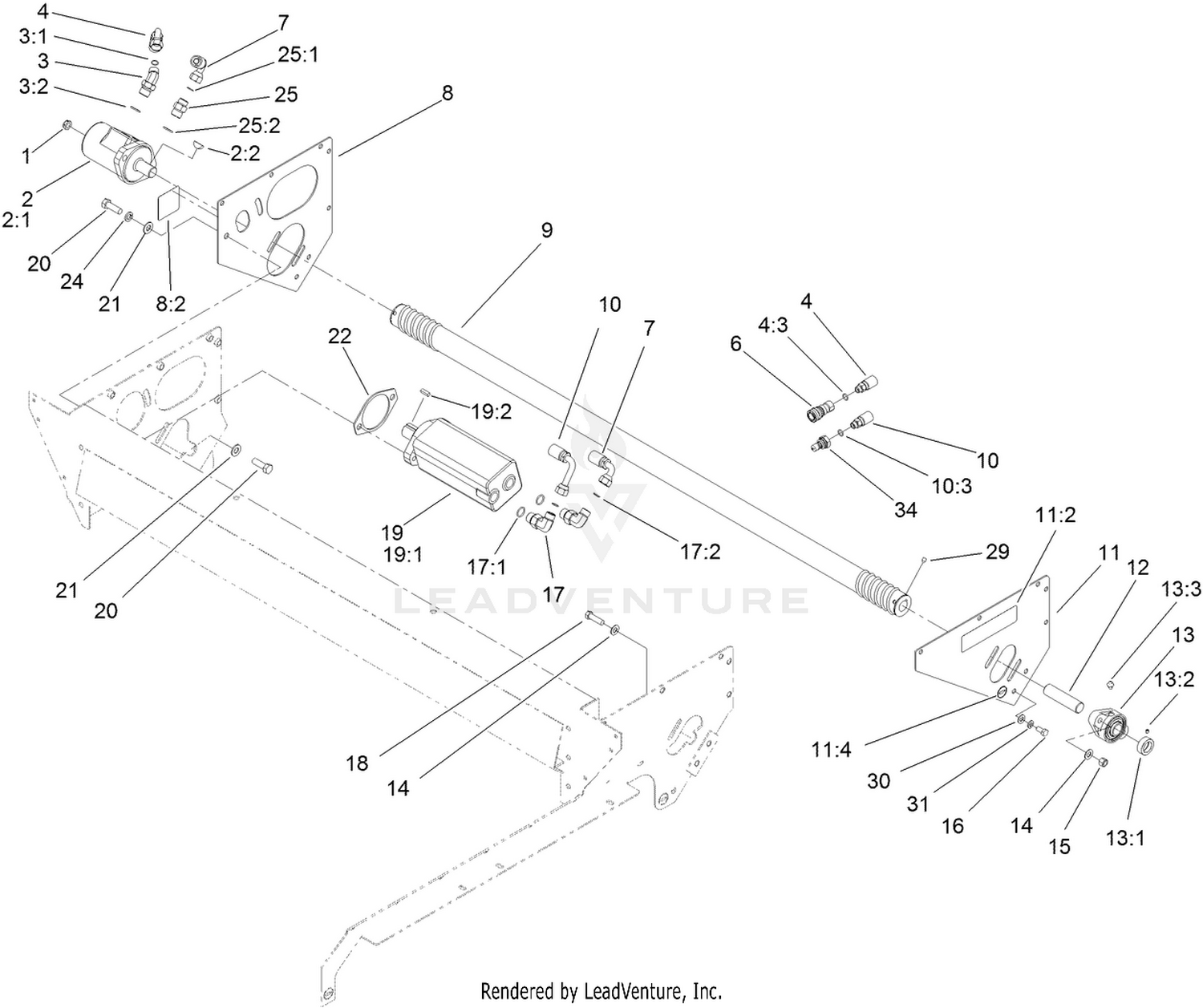 Brush and Motor Assembly