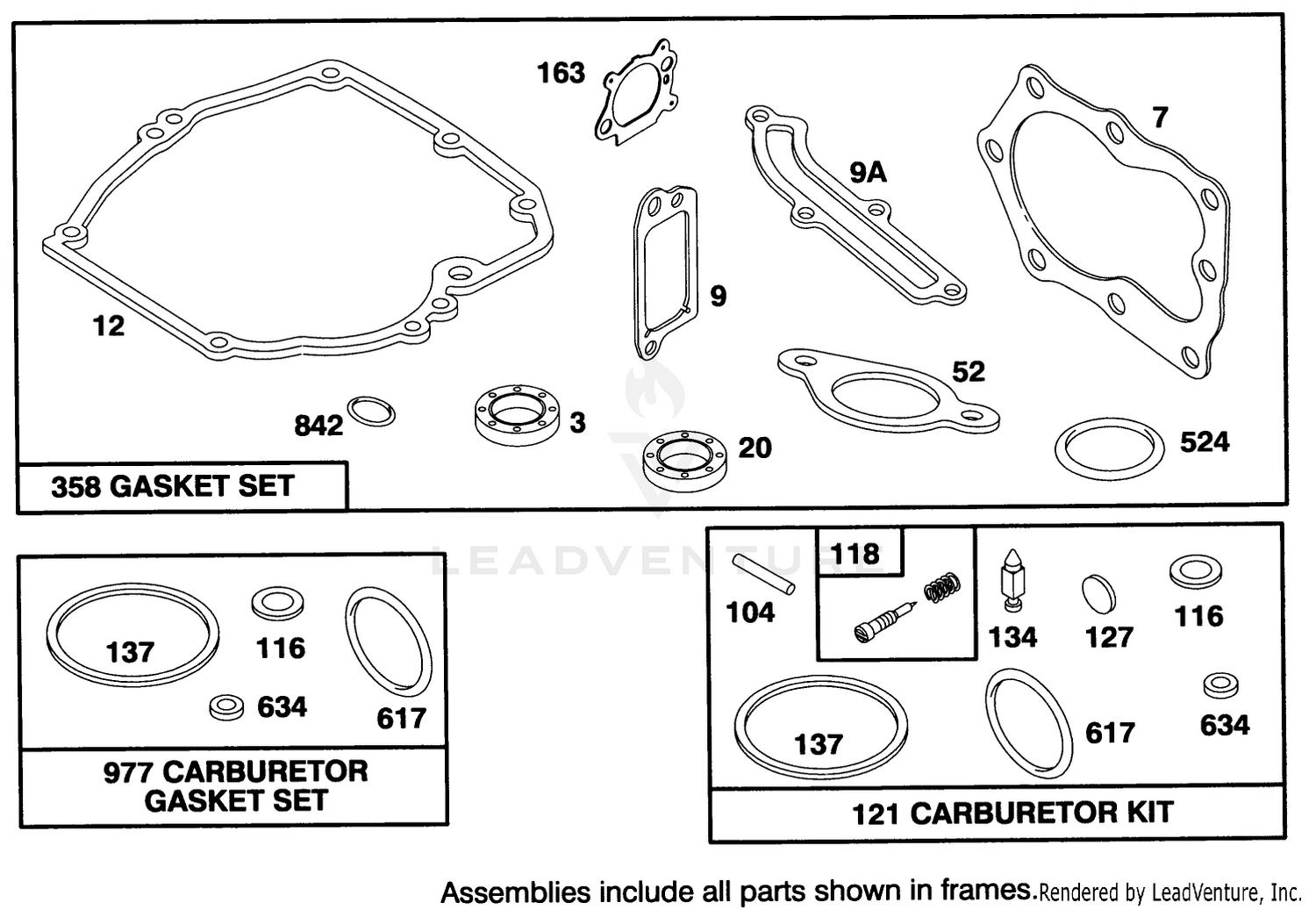 Engine Briggs  Stratton Model 127802-0513-21 9