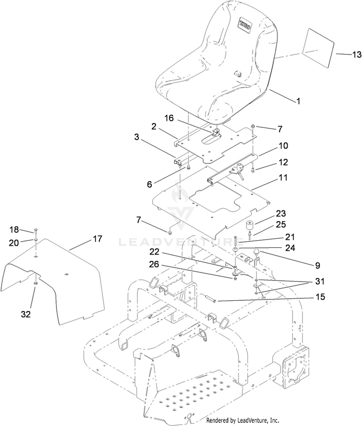 Seat and Shroud Assembly