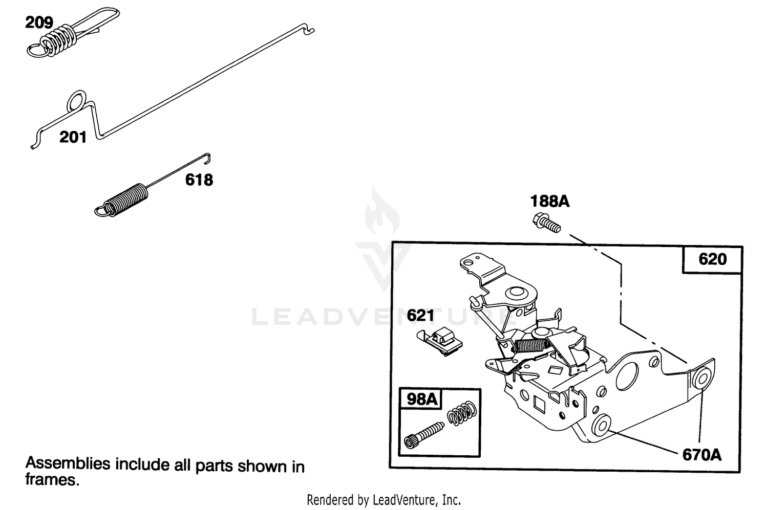 Engine Briggs  Stratton Model 122702-0206-01 4