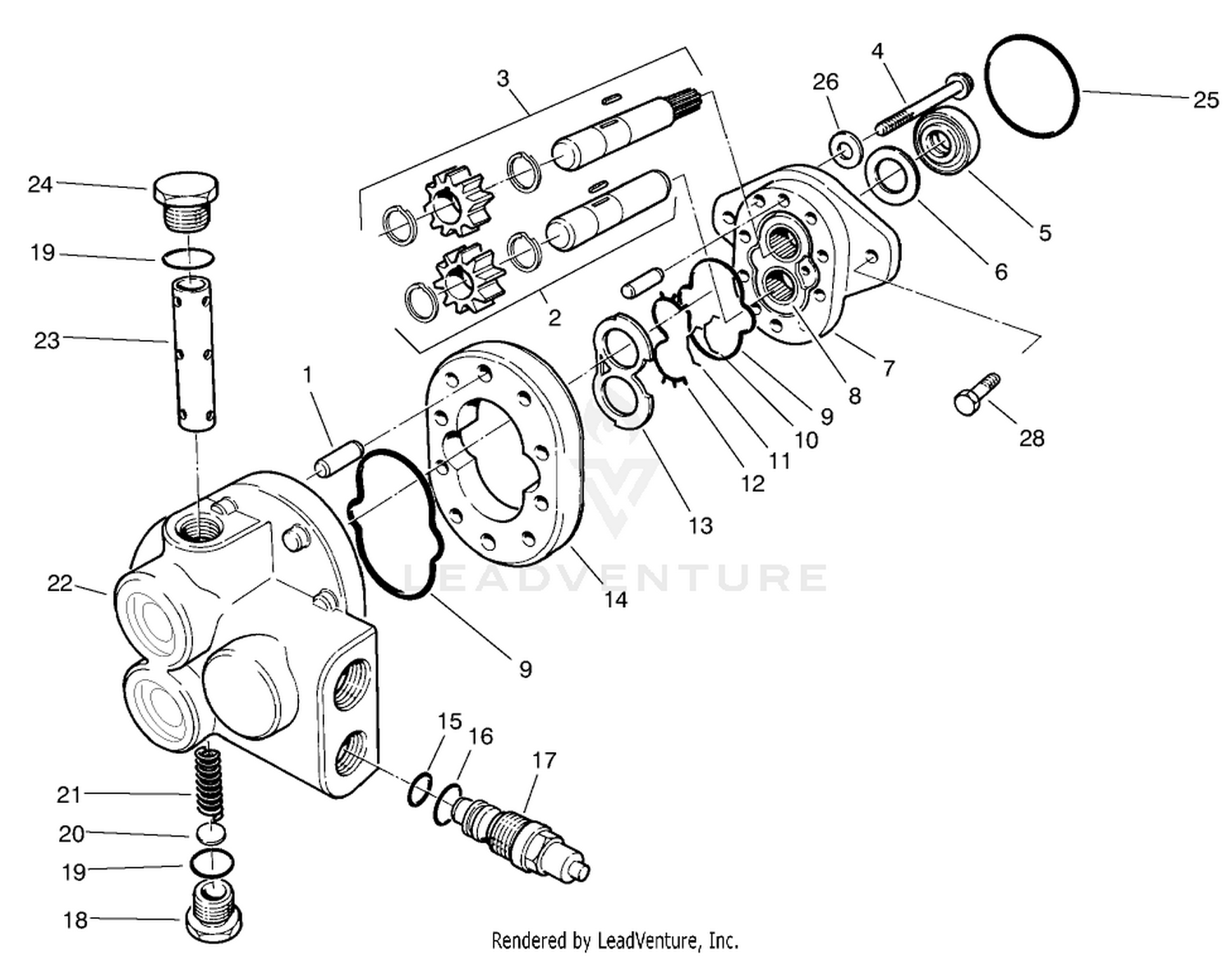 Gear Pump Assembly No. 92-5824