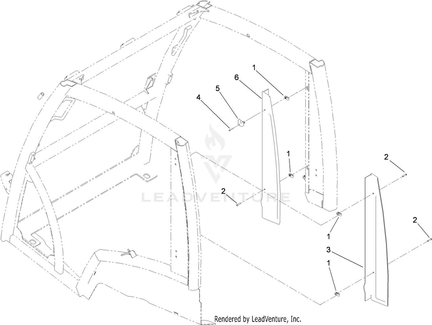B-Post Cover Assembly