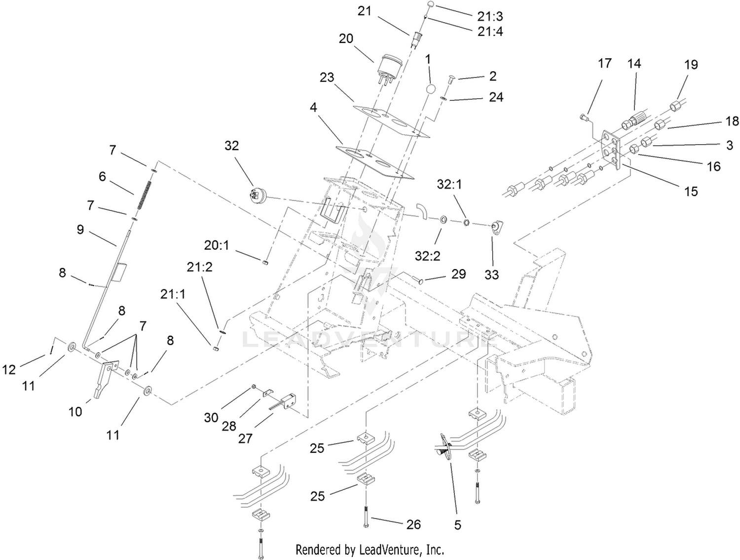Steering Tower Assembly